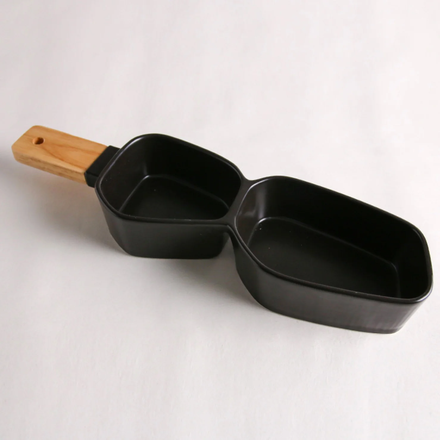 GEOMETRIC 2 Part Bowl With Wooden Handle - Image 11