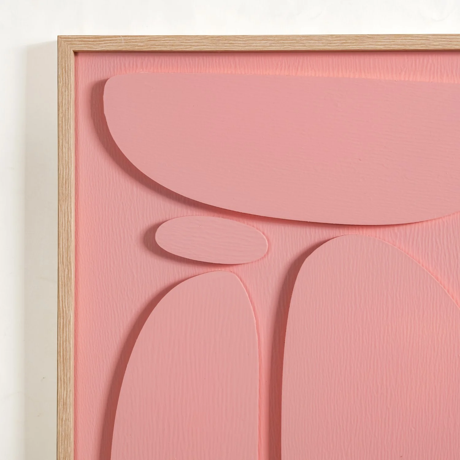 3D Abstract Wall Art Pink Set Of 2 20x16 Inch - Image 8
