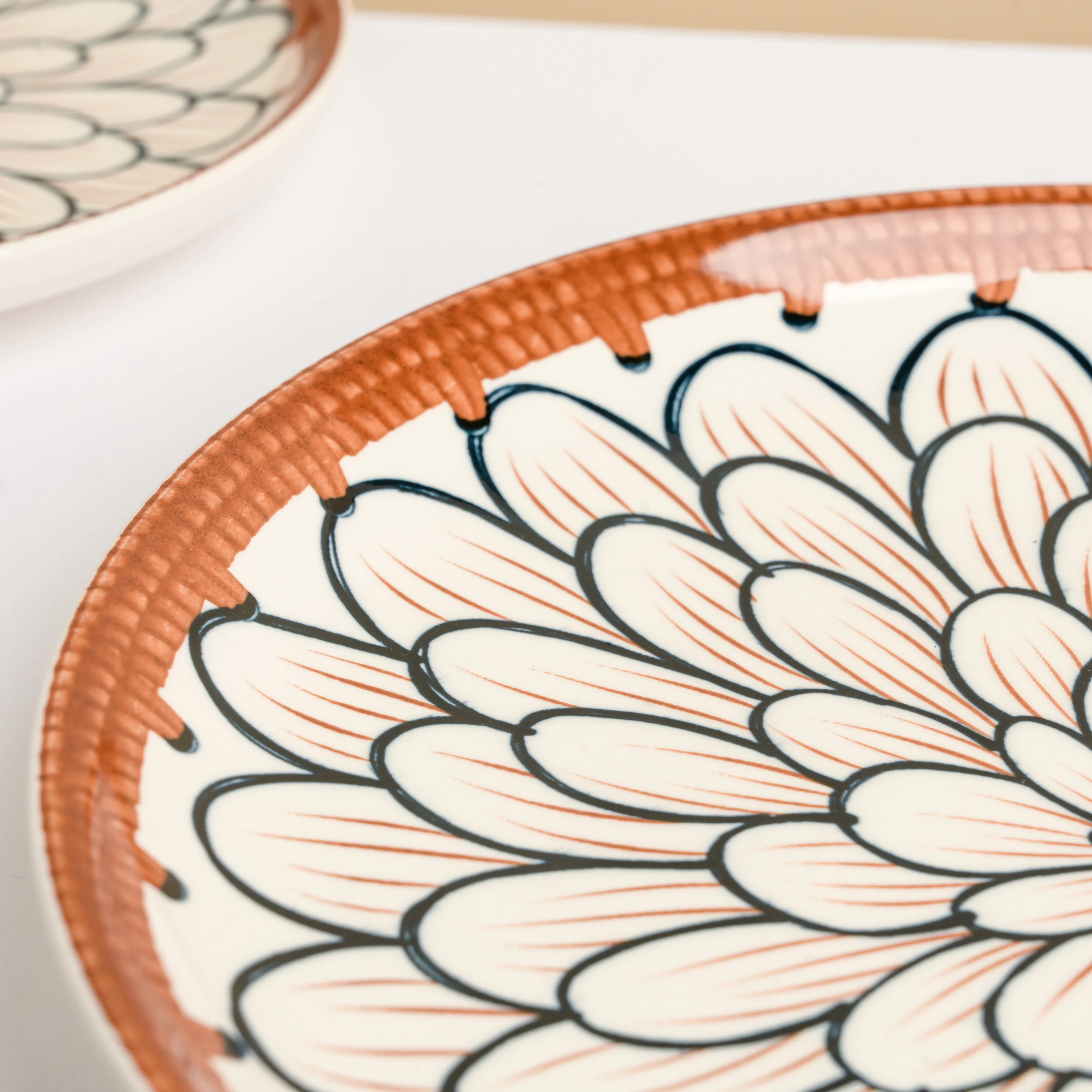 Abloom Ceramic Dinner Plate 10 Inch - Image 4