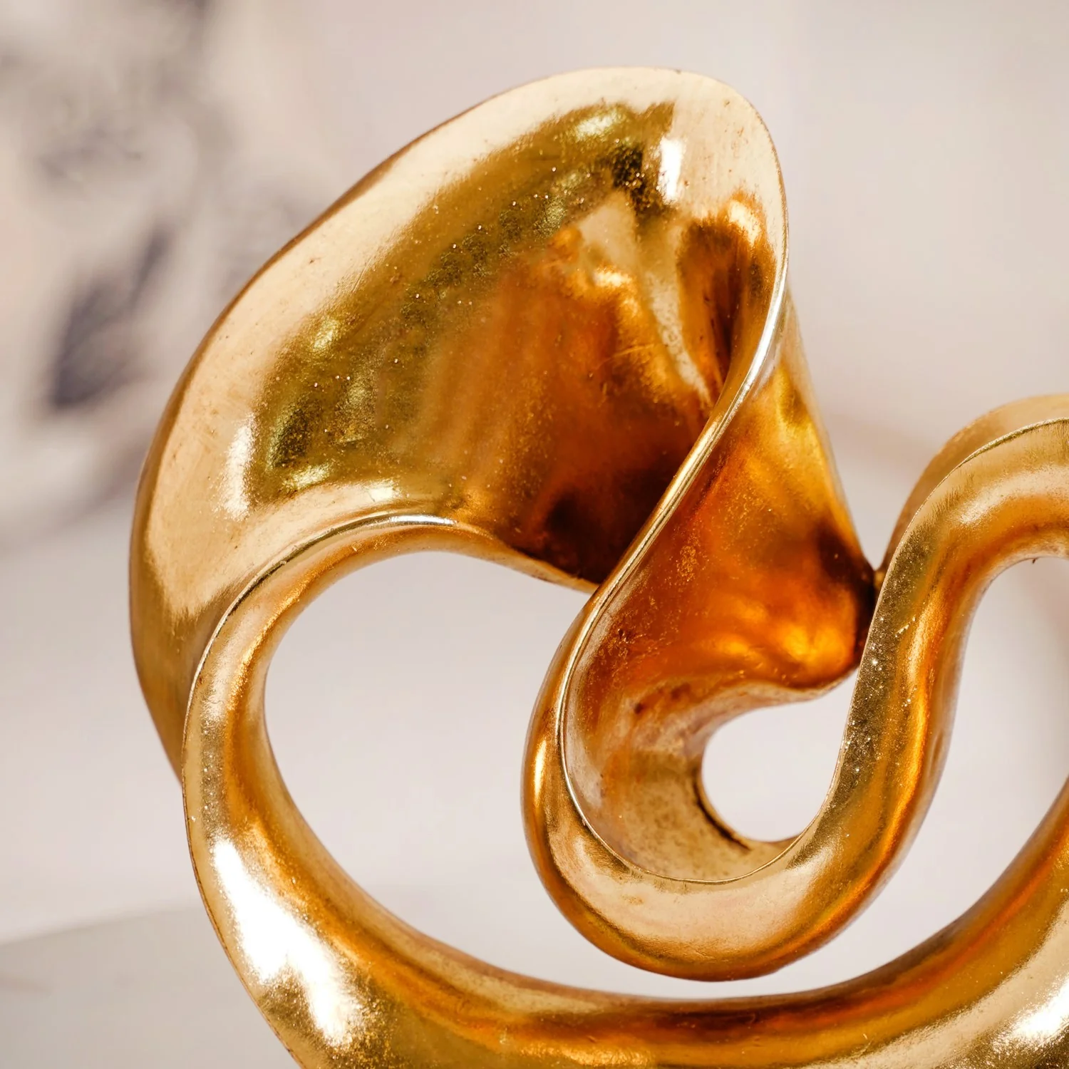 Abstract Fluid Accent Showpiece Gold - Image 7