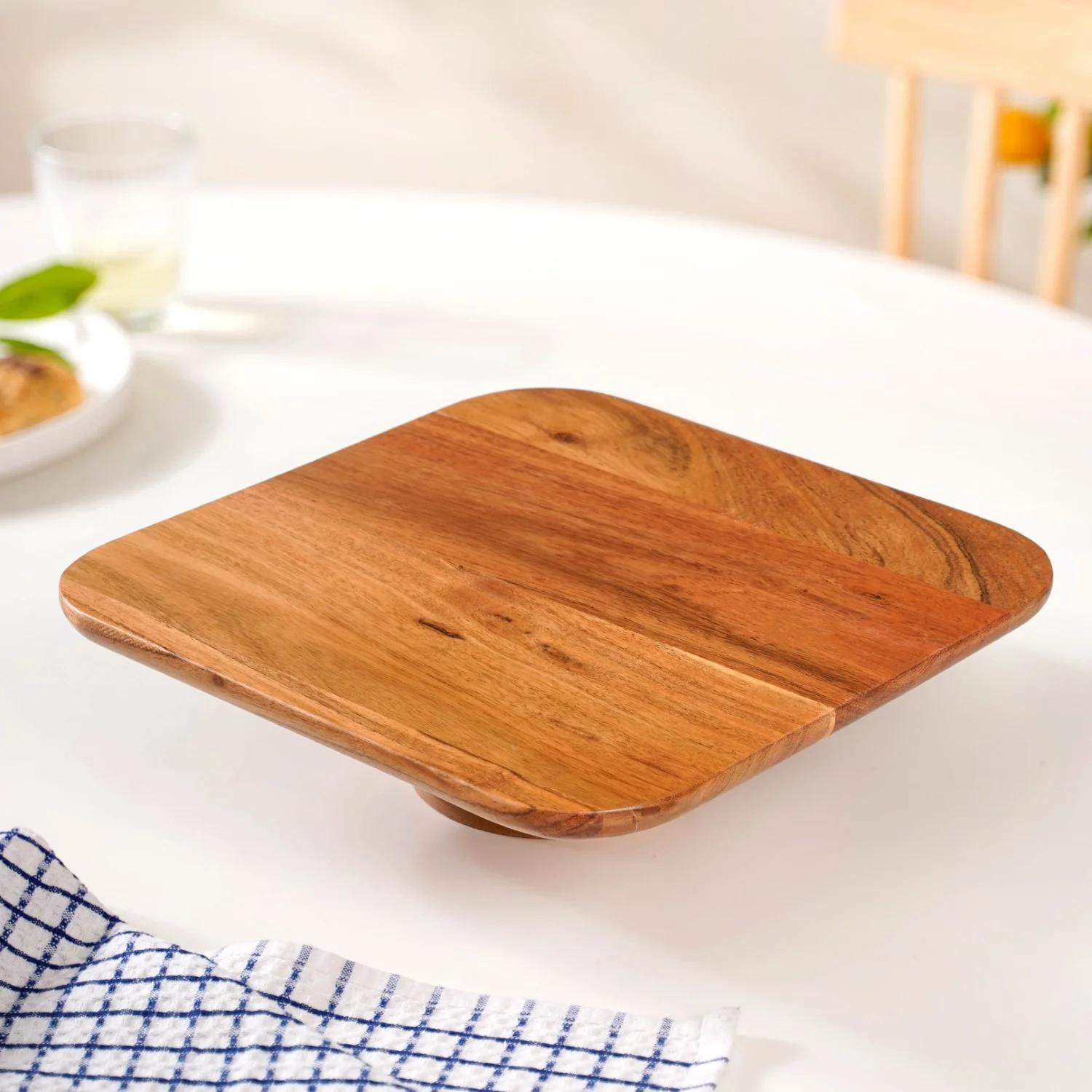 Acacia Wood Cake Stand - Image 11