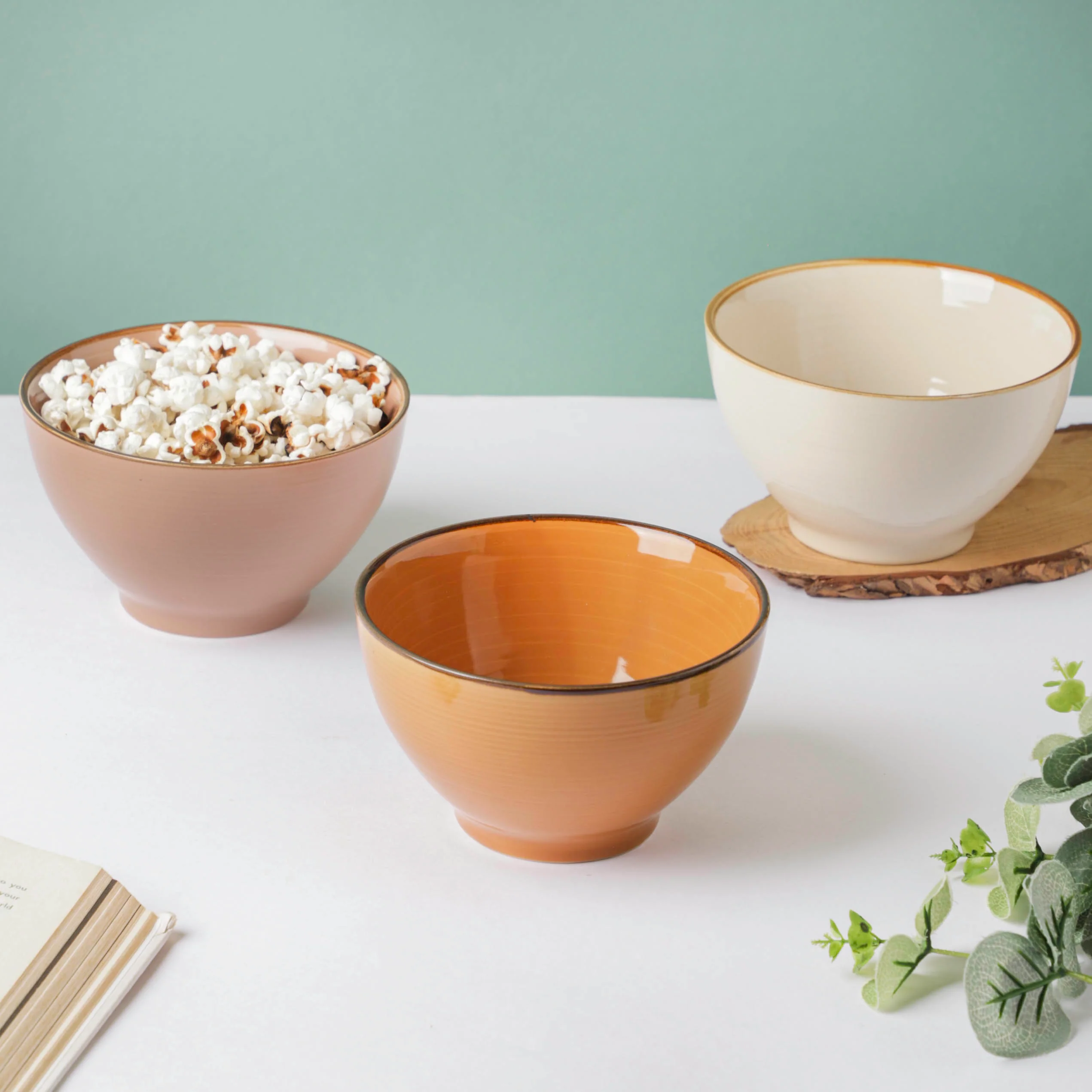 Adora Rimmed Glossy Soup Bowl Pink 550ml - Image 6