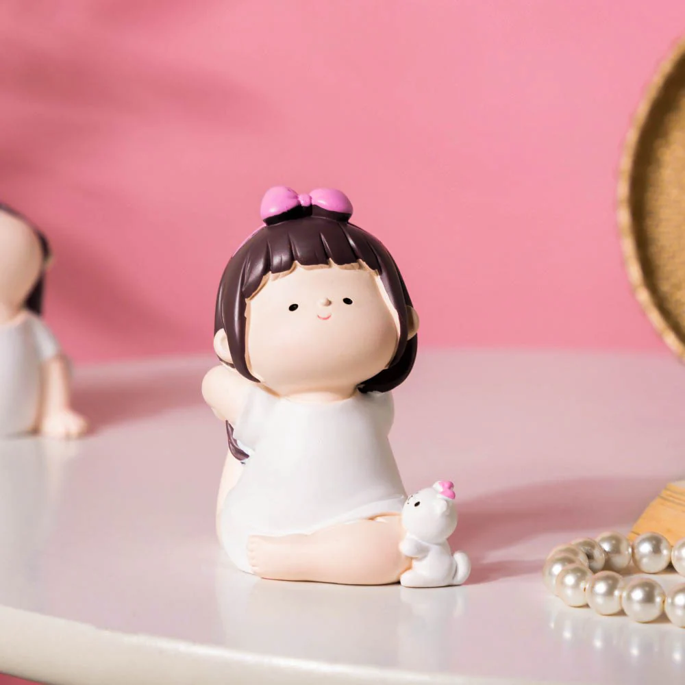Adorable Yoga Girl Decor Showpiece - Image 3