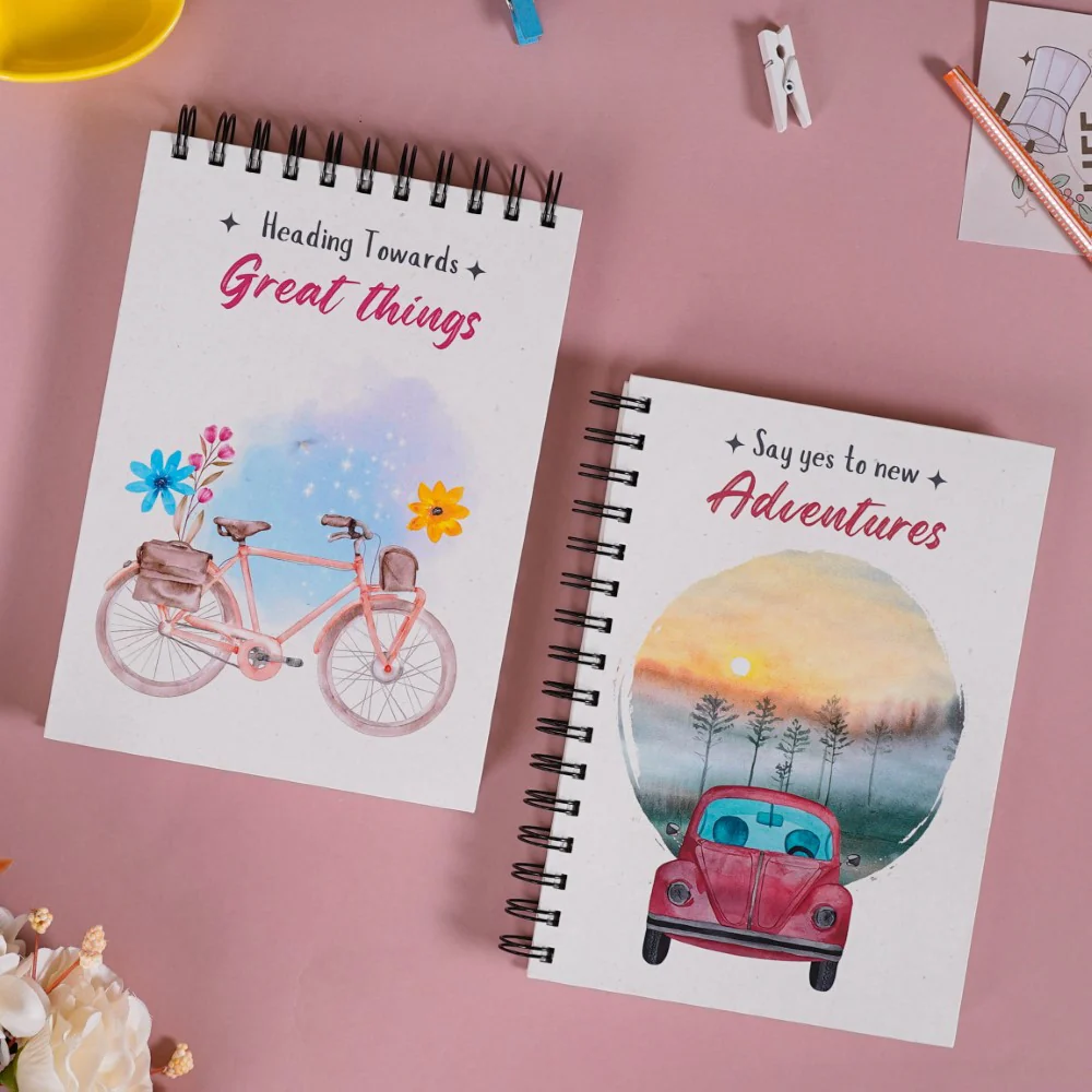 Adventurous Spiral Planner And Notepad Set - Image 5