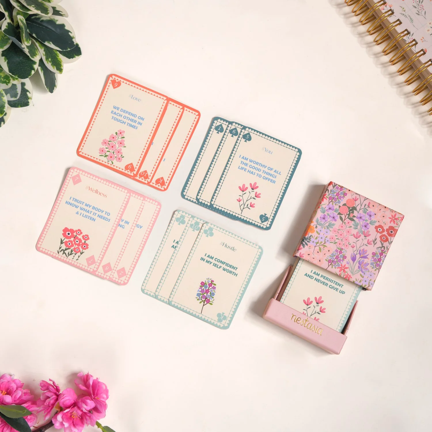 Affirmation Cards To-Do Notepad And Pocket Notebook Set of 3 - Image 3