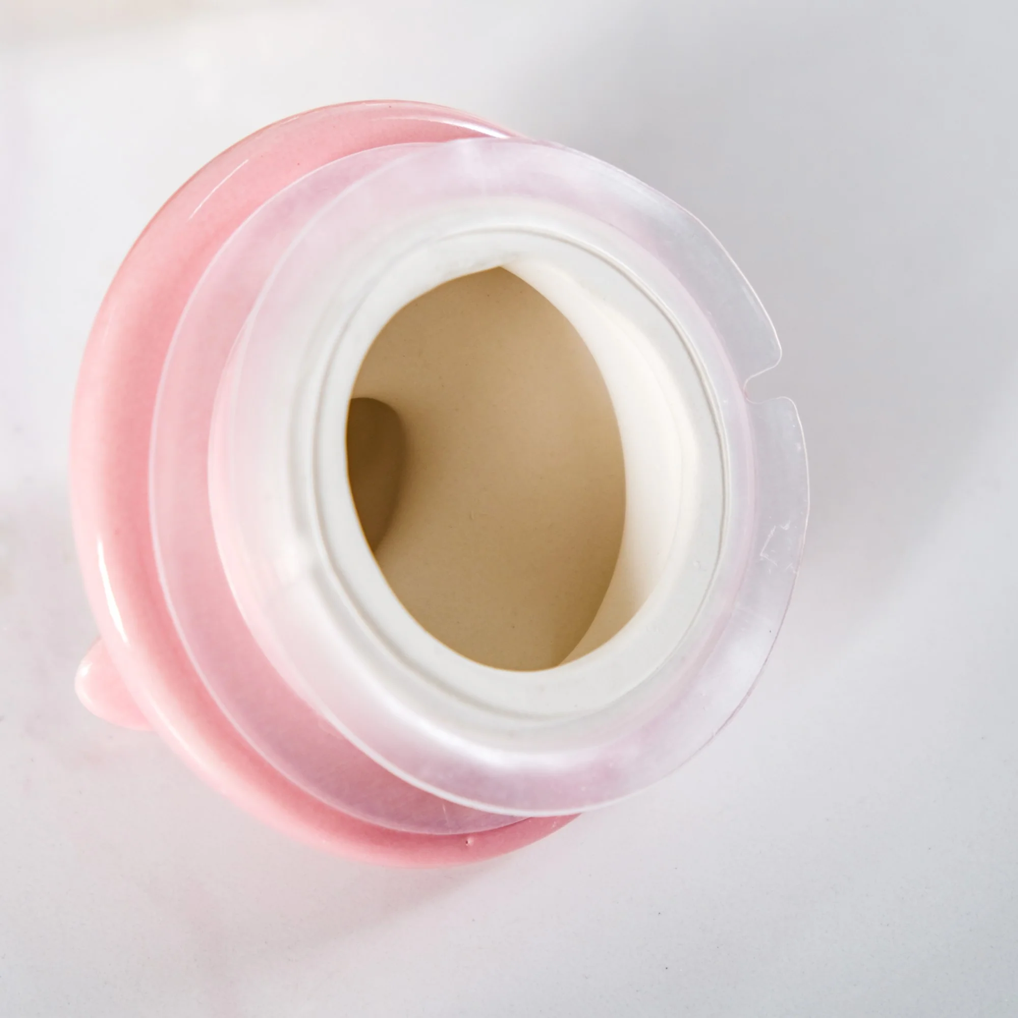 Airtight Glass Jar With Pink Bird Ceramic Lid Set Of 2 1300ml - Image 8