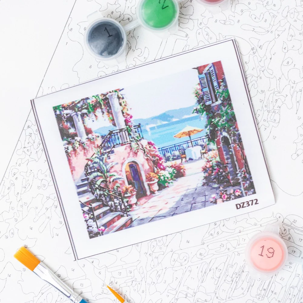 Amalfi Painting By Numbers DIY Kit - Image 4