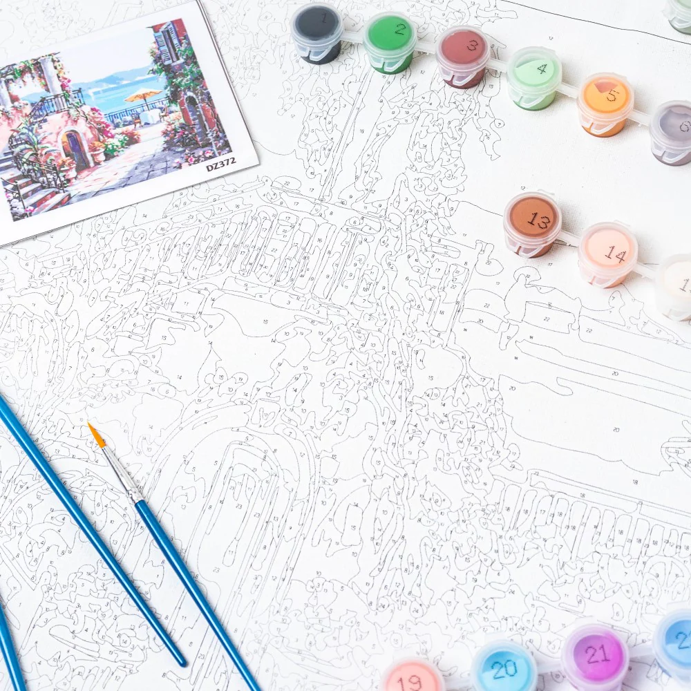 Amalfi Painting By Numbers DIY Kit - Image 7