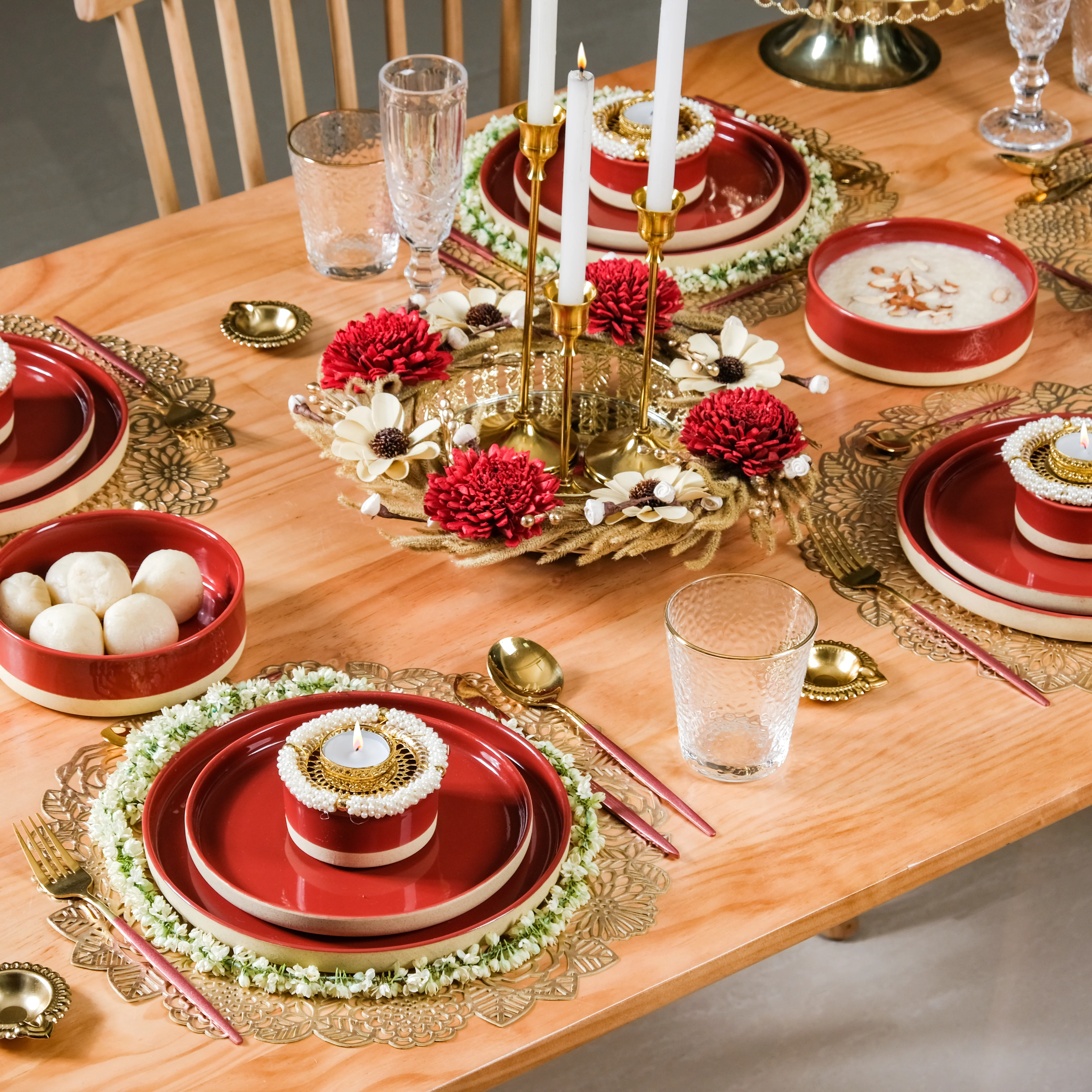 Amber Clay 22 Piece Dinnerset For 6 - Image 2