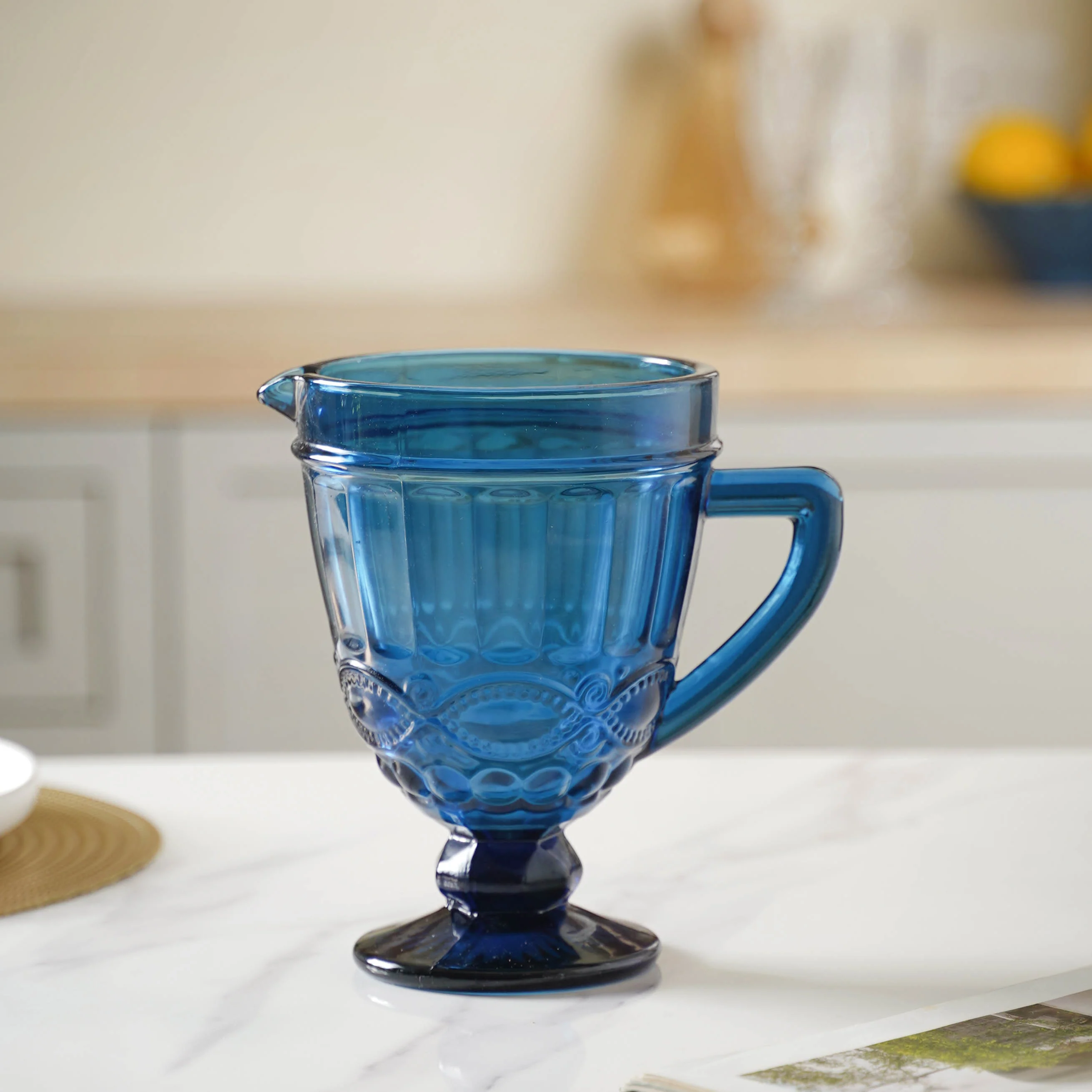 Aqua Blue Juice Pot