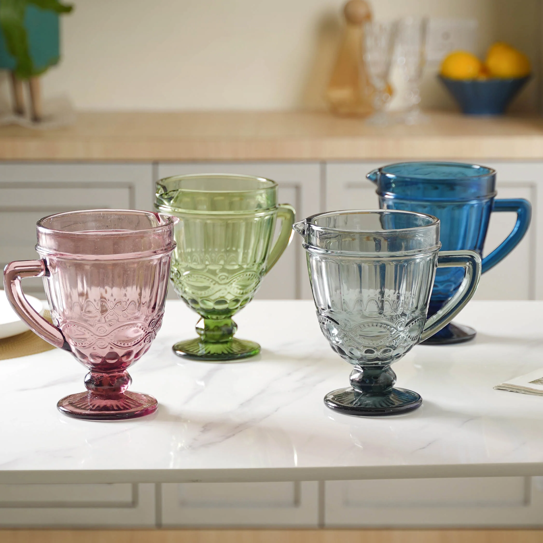 Aqua Blue Juice Pot - Image 5