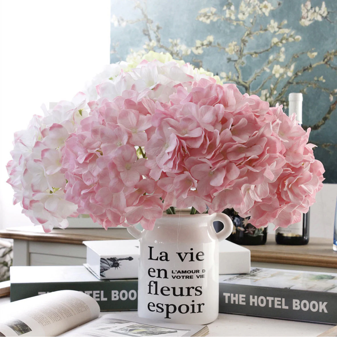 Artificial Hydrangea Pink - Image 7