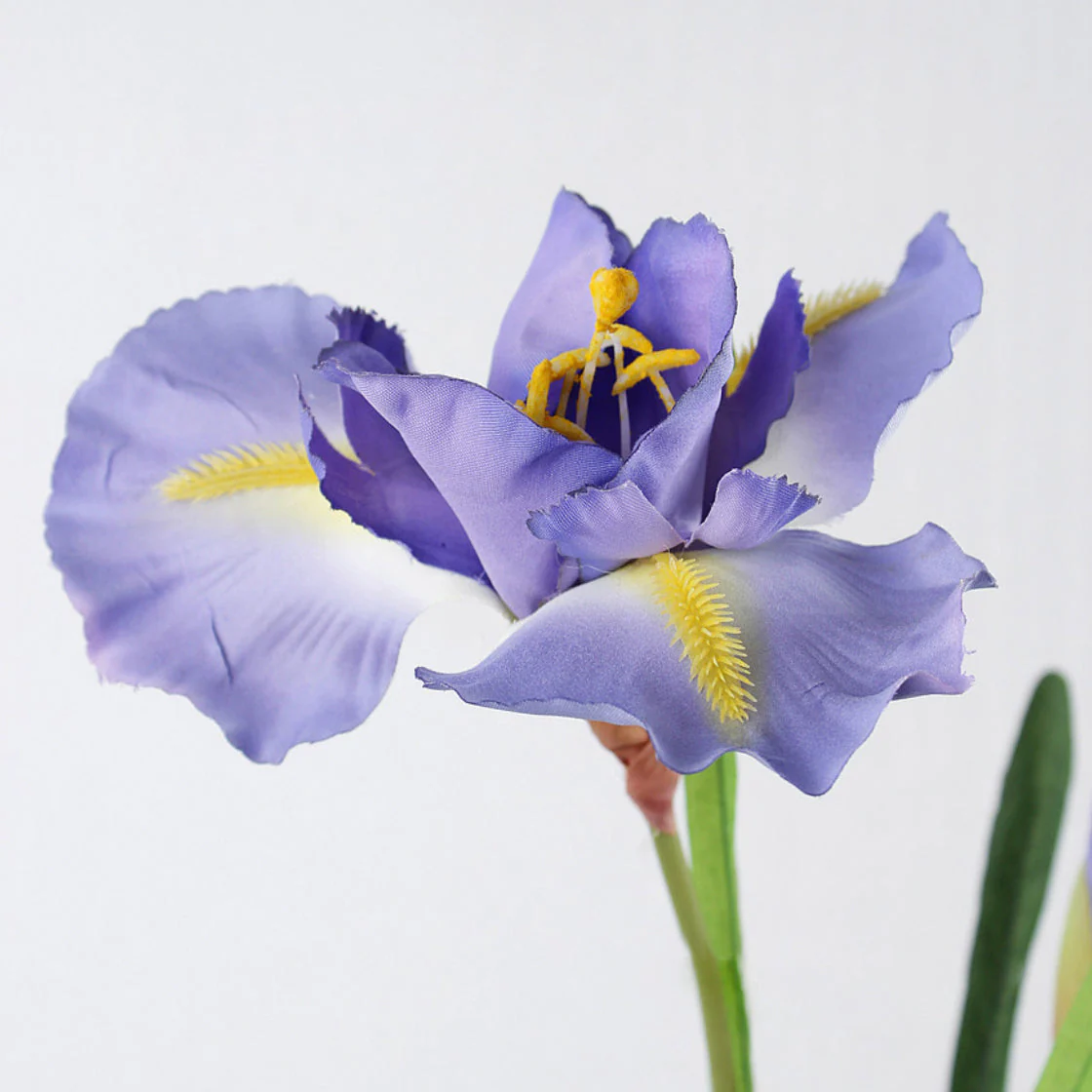 Artificial Iris Flower Light Purple Set Of 3 - Image 3