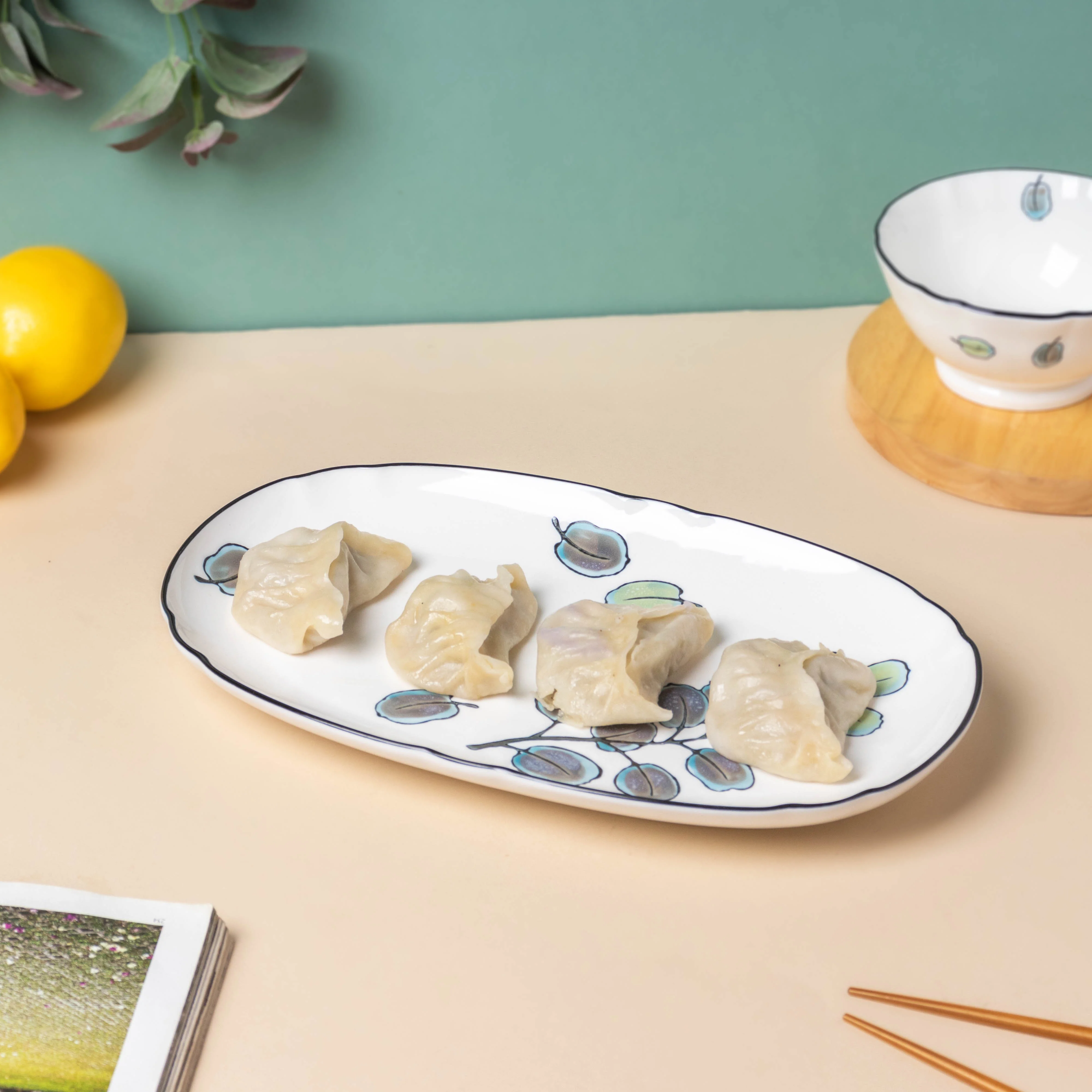 Aspen Leaves Long Platter 12 Inch - Image 5