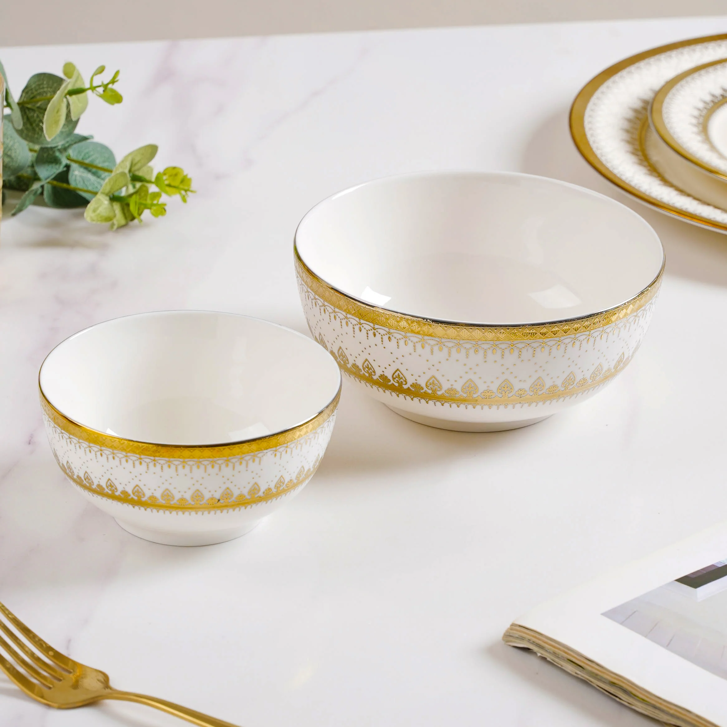 Aurelea Festive 27 Piece Dinner Set For 6 - Image 11