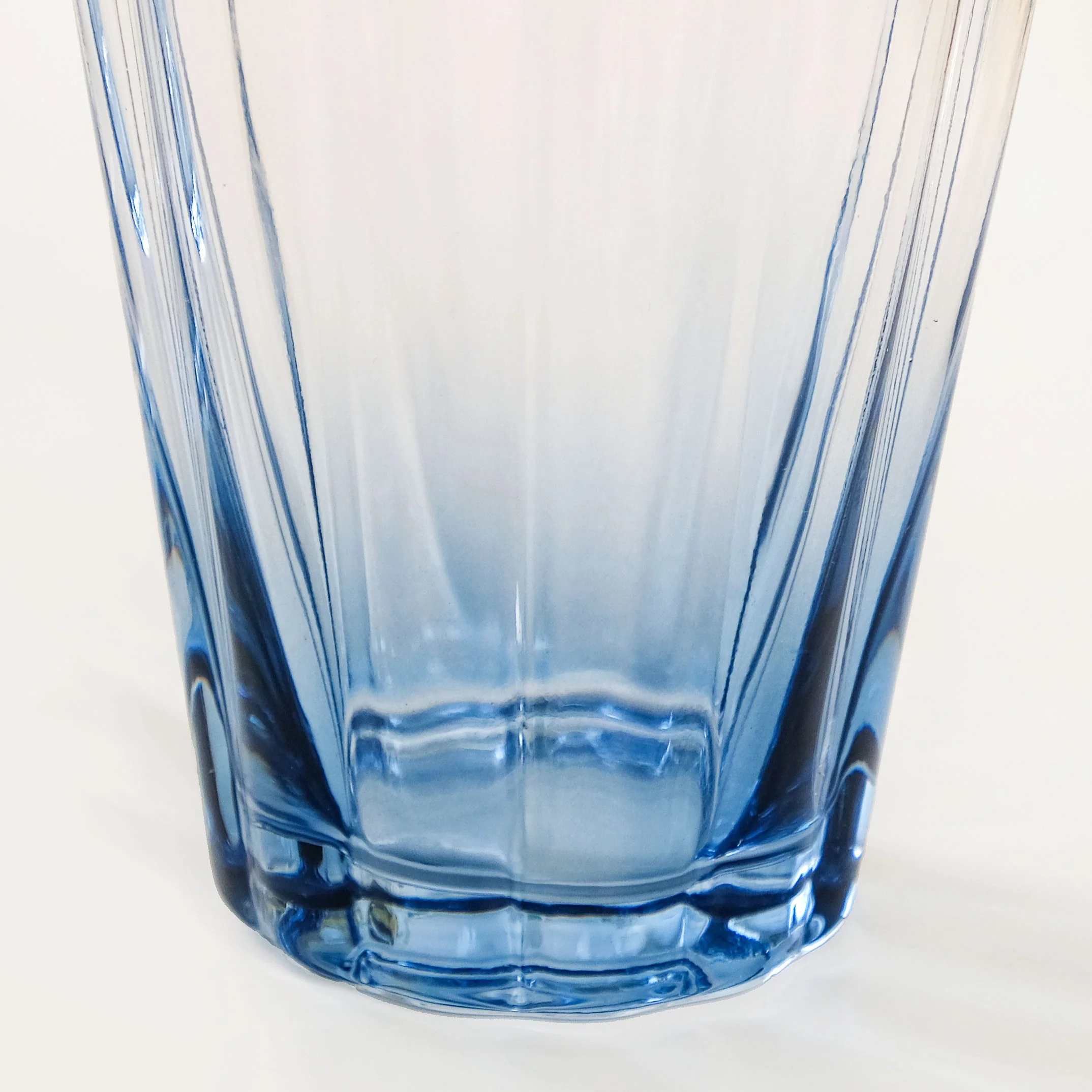 Aurora Ombre Fluted Tumbler Set Of 2 Blue 270ml - Image 4