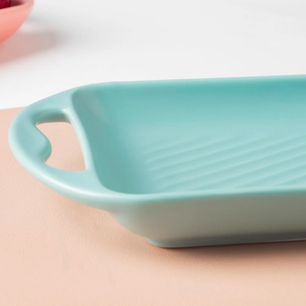 Baking Tray With Handle Blue - Image 8
