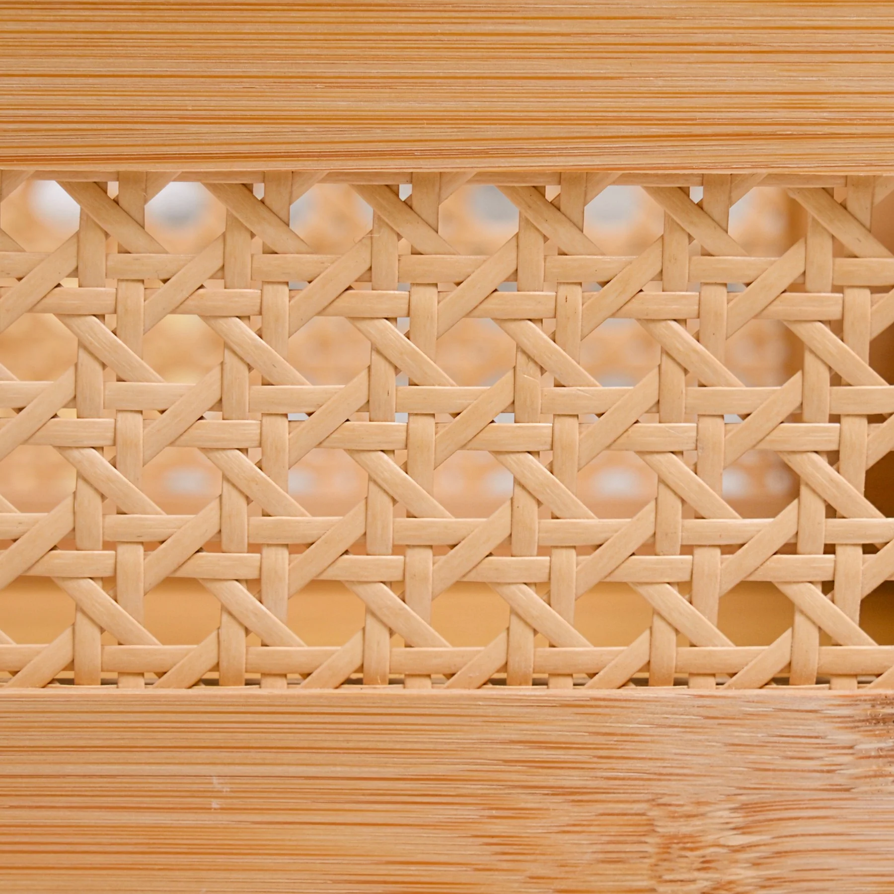 Bamboo Wood Decorative Weave Storage Basket - Image 5