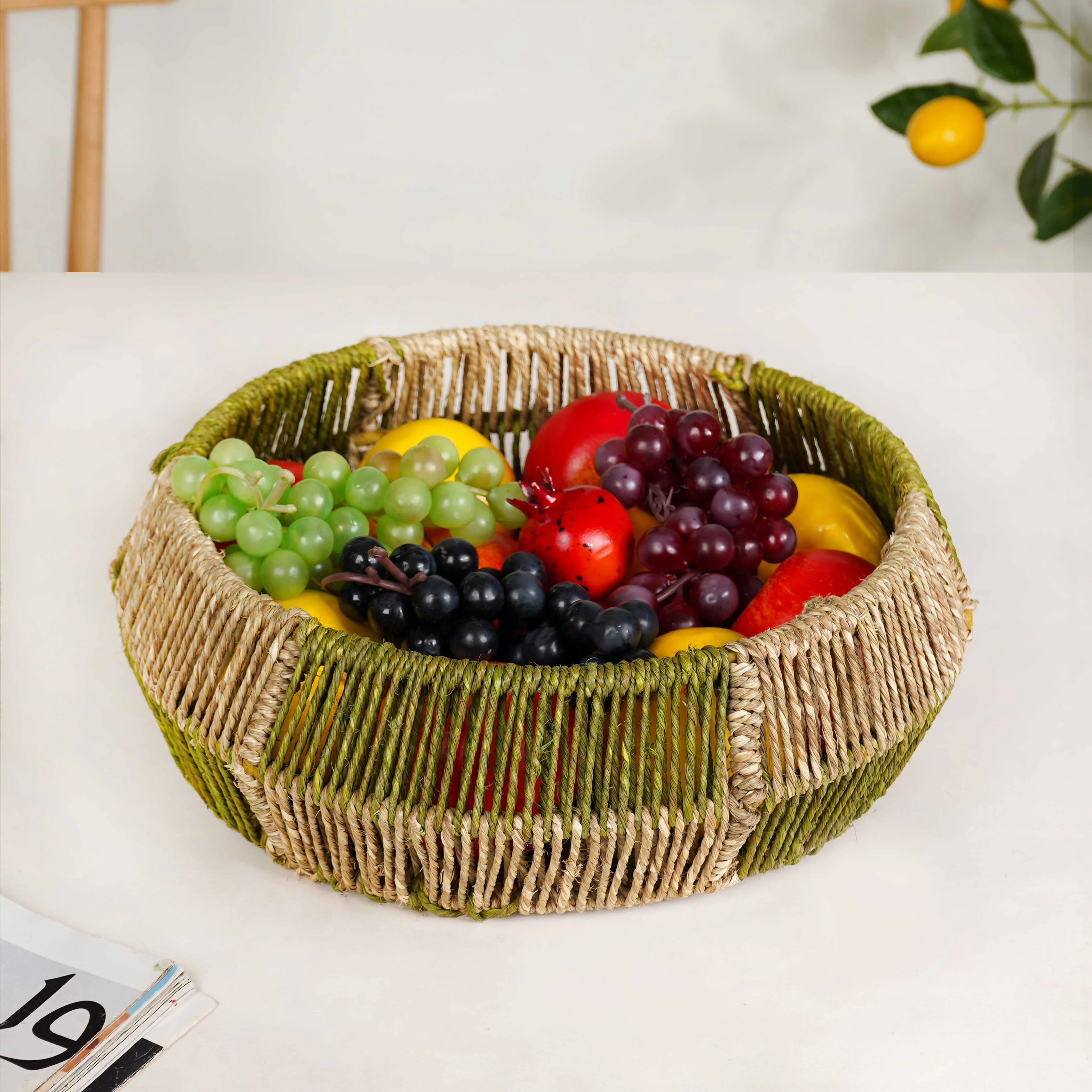 Basket Weave Sabai Organiser - Image 2