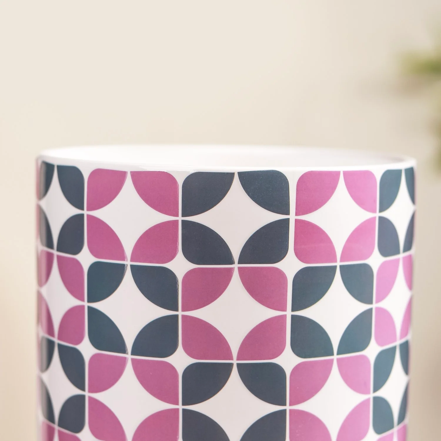 Bauhaus Ceramic Vase With Stand - Image 10
