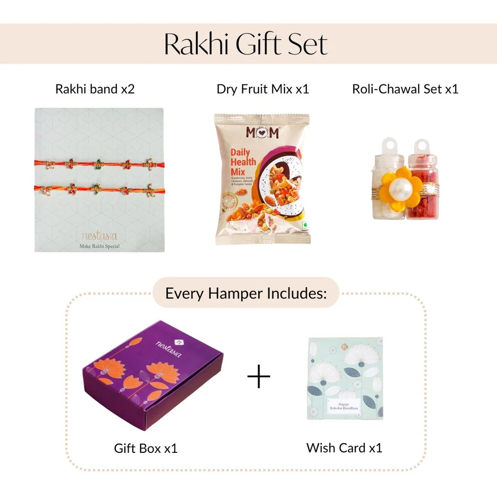 Beaded Bond Rakhi Gift Set - Image 4