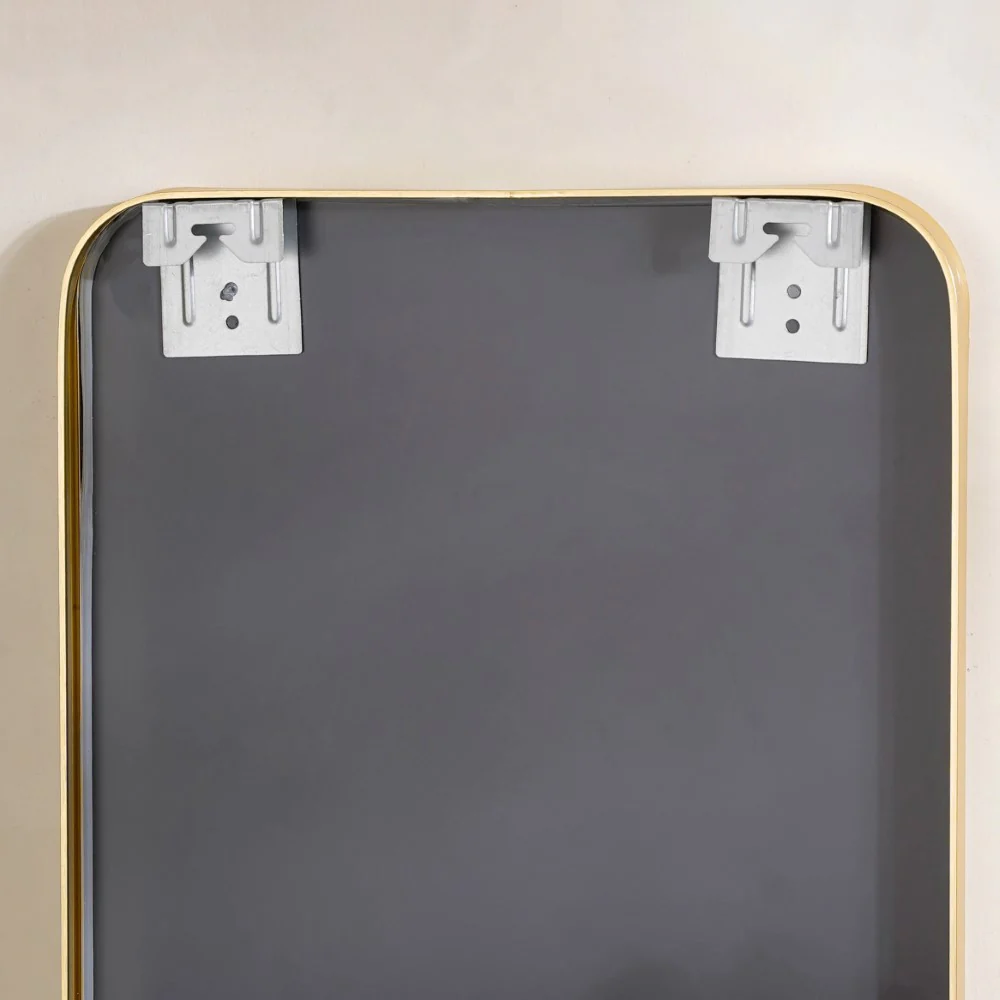 Bedroom Wall Mirror Gold 27 x 20 Inches - Image 12
