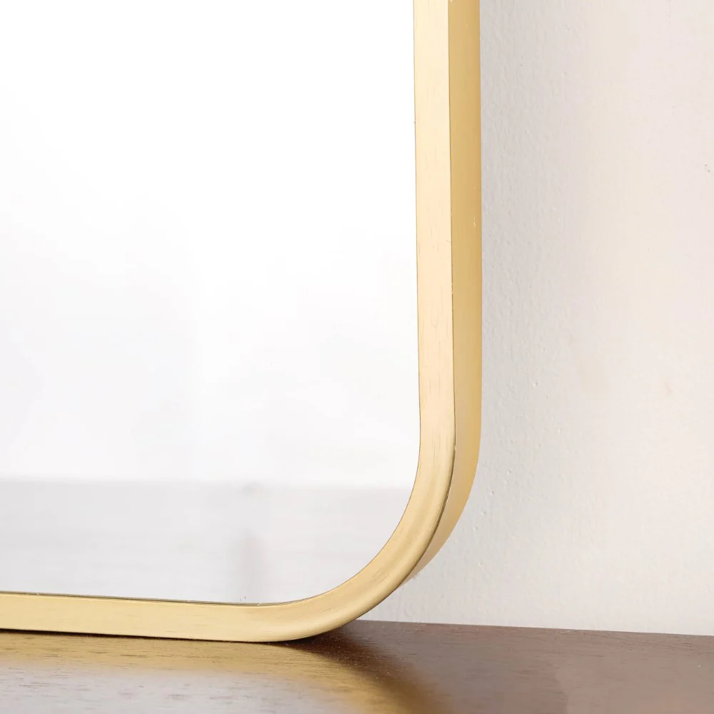 Bedroom Wall Mirror Gold 27 x 20 Inches - Image 8