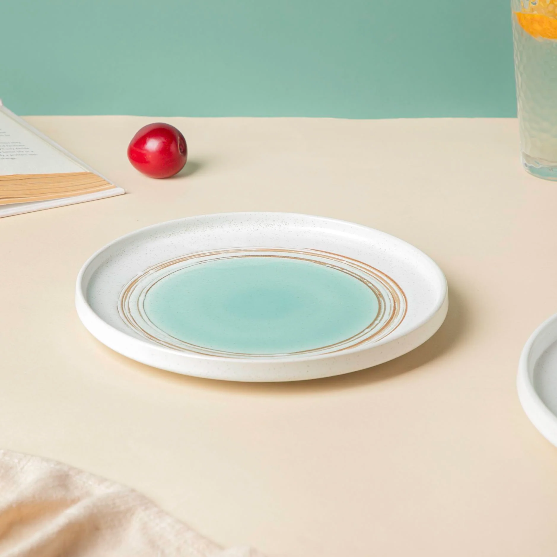 Belize Handcrafted Snack Plate 8 Inch - Image 3