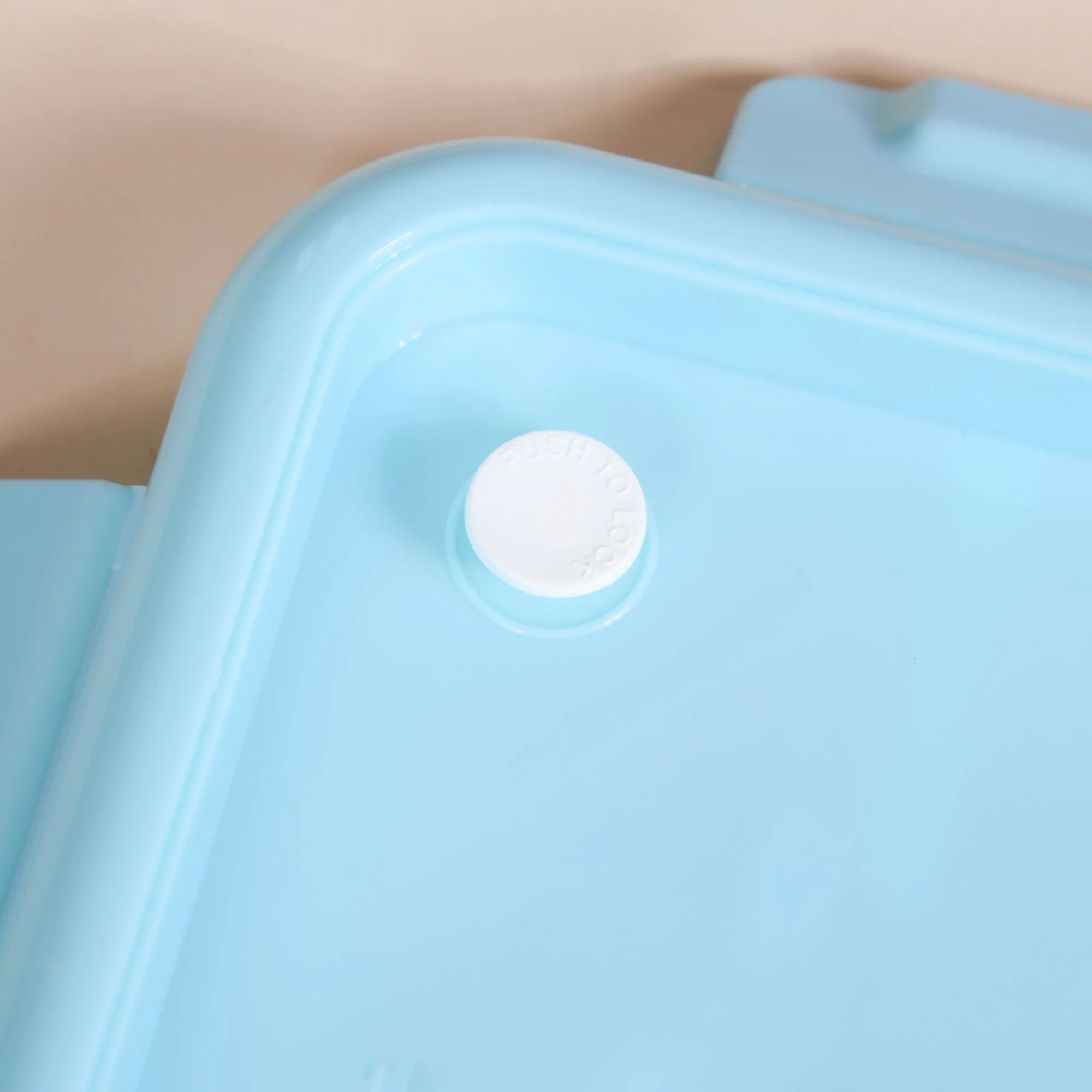 Bento Lunch Box With 3 Compartments Blue 750ml - Image 7