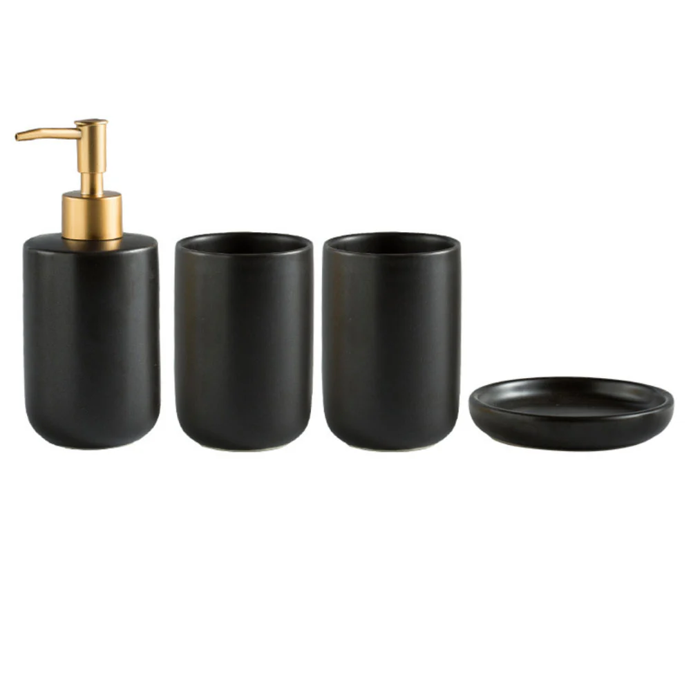Black Bathroom Set - Image 4