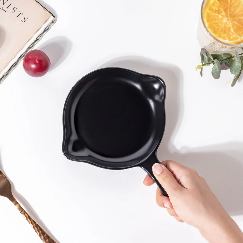Black Microwavable Baking Tray 6 inch - Image 2