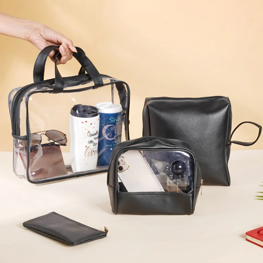 Black Travel Kit Set of 4 - Image 6