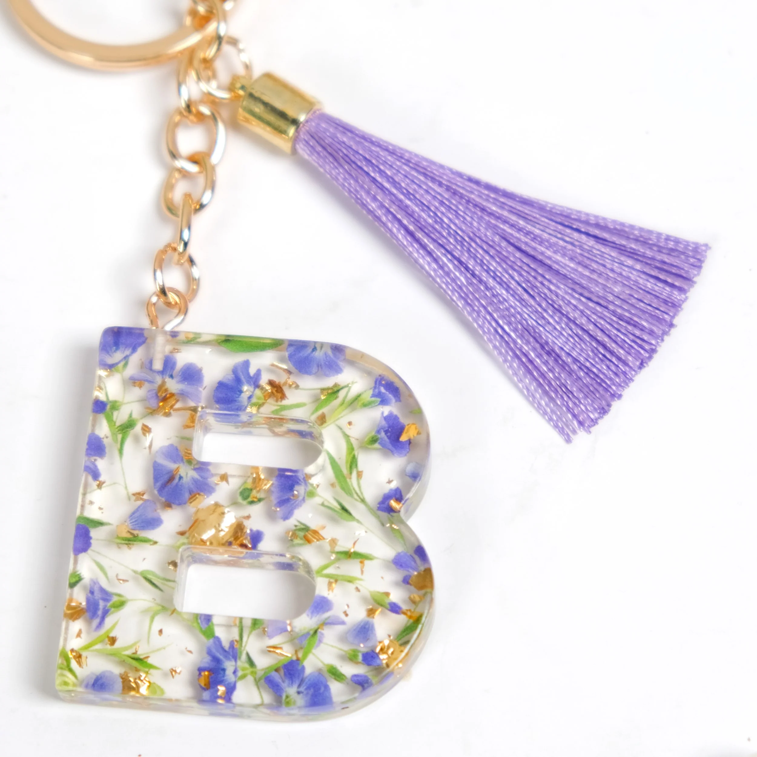 Blooming Beauty Pressed Flower B Keyring - Image 6
