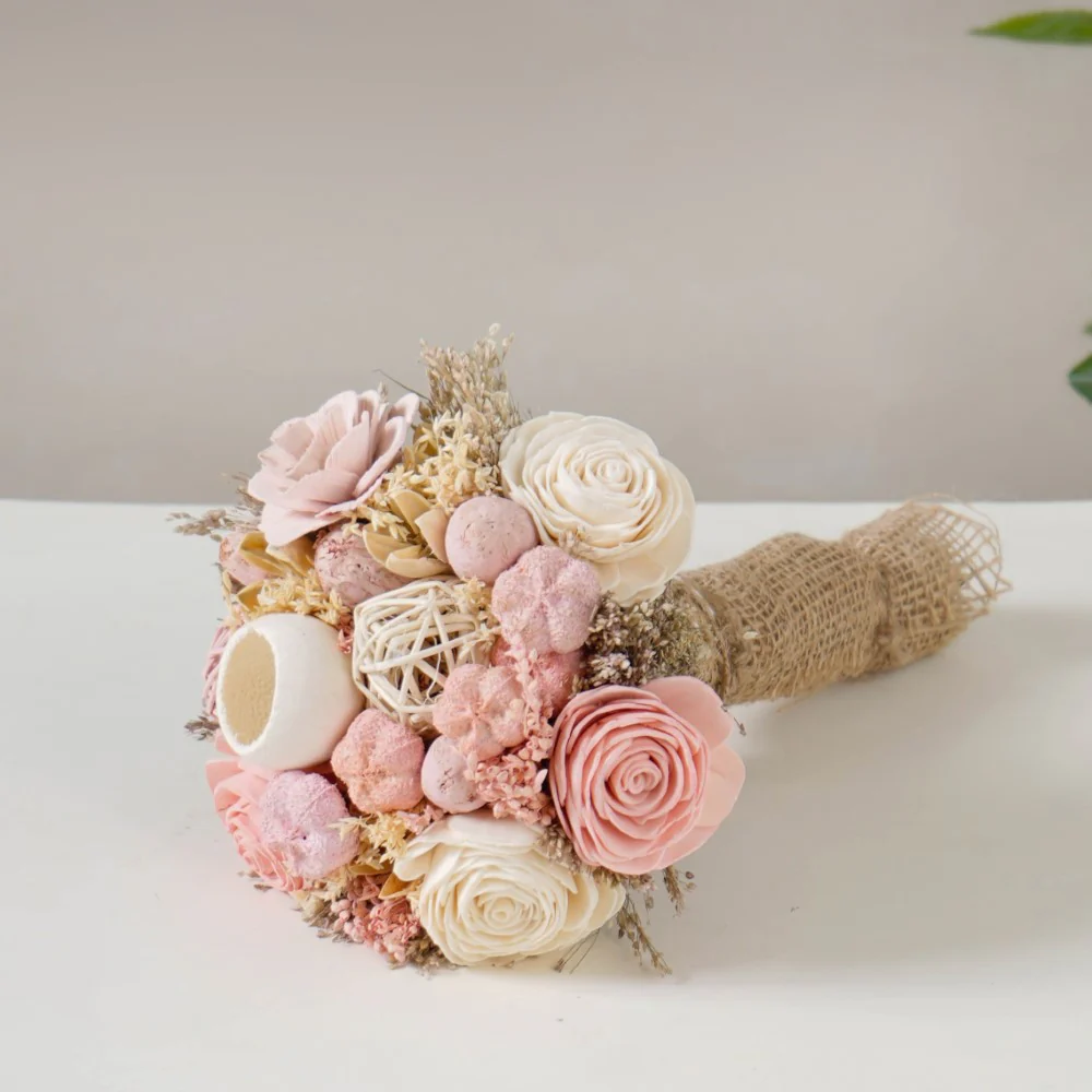 Blooms of Love Sustainable Rakhi Gift Set Of 4 - Image 6