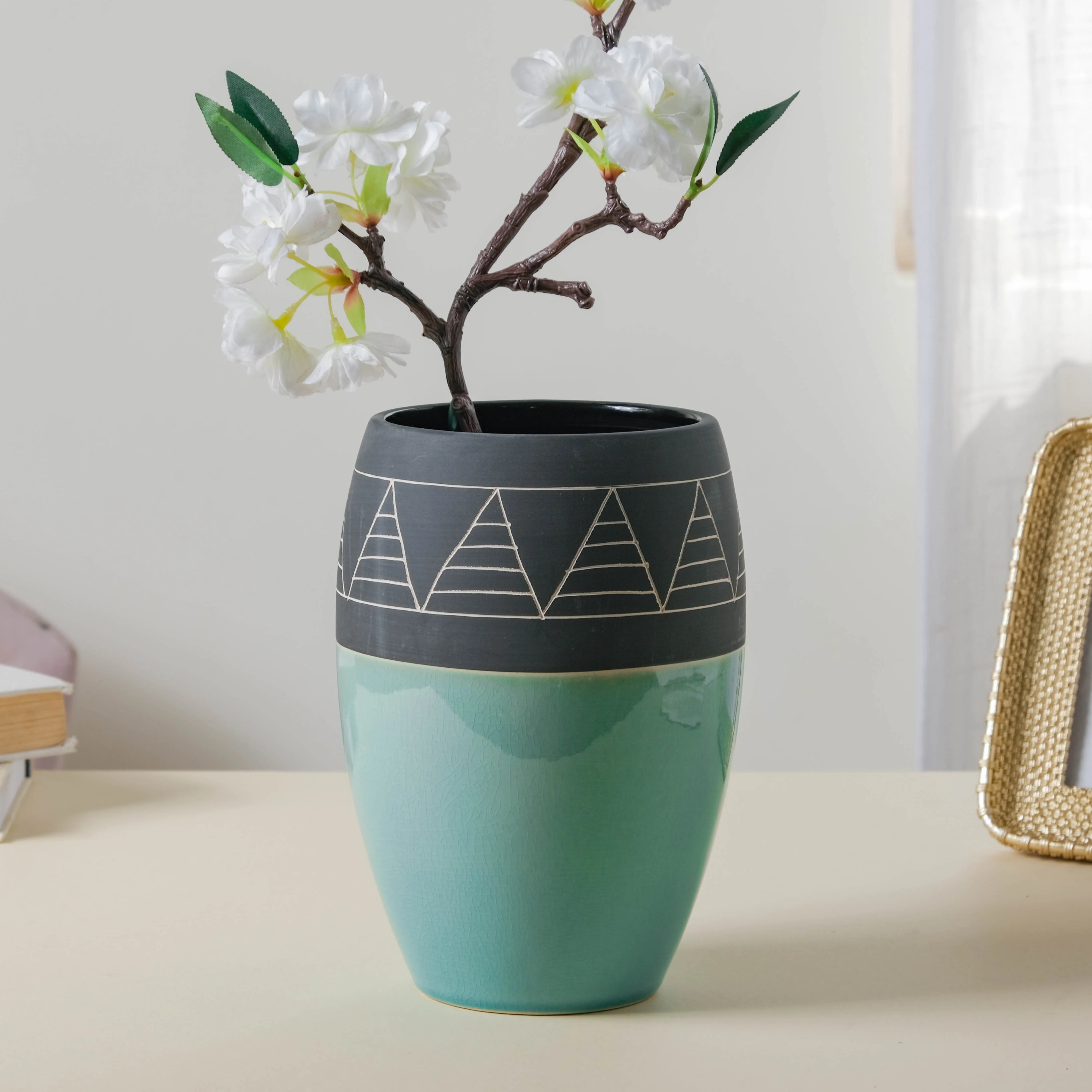 Blue and Black Vase - Image 5