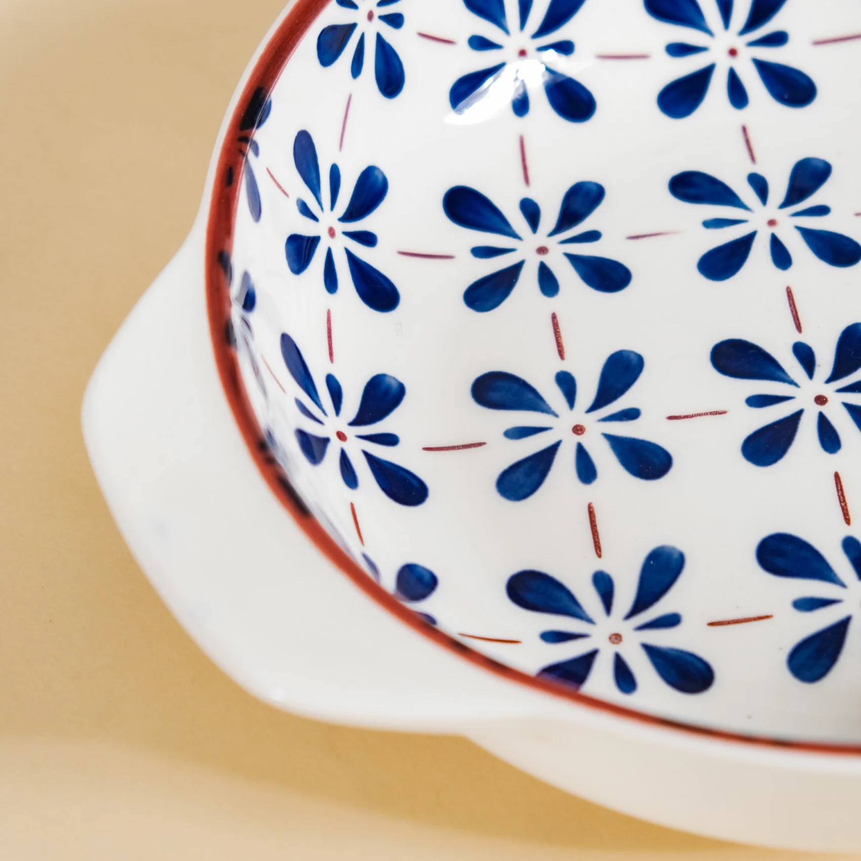 Blue Flower Serving Bowl Set Of 2 1000ml - Image 10