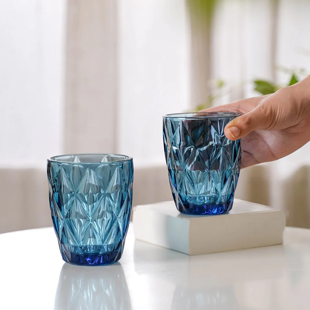 Blue Glassware Set of 4 - Image 3