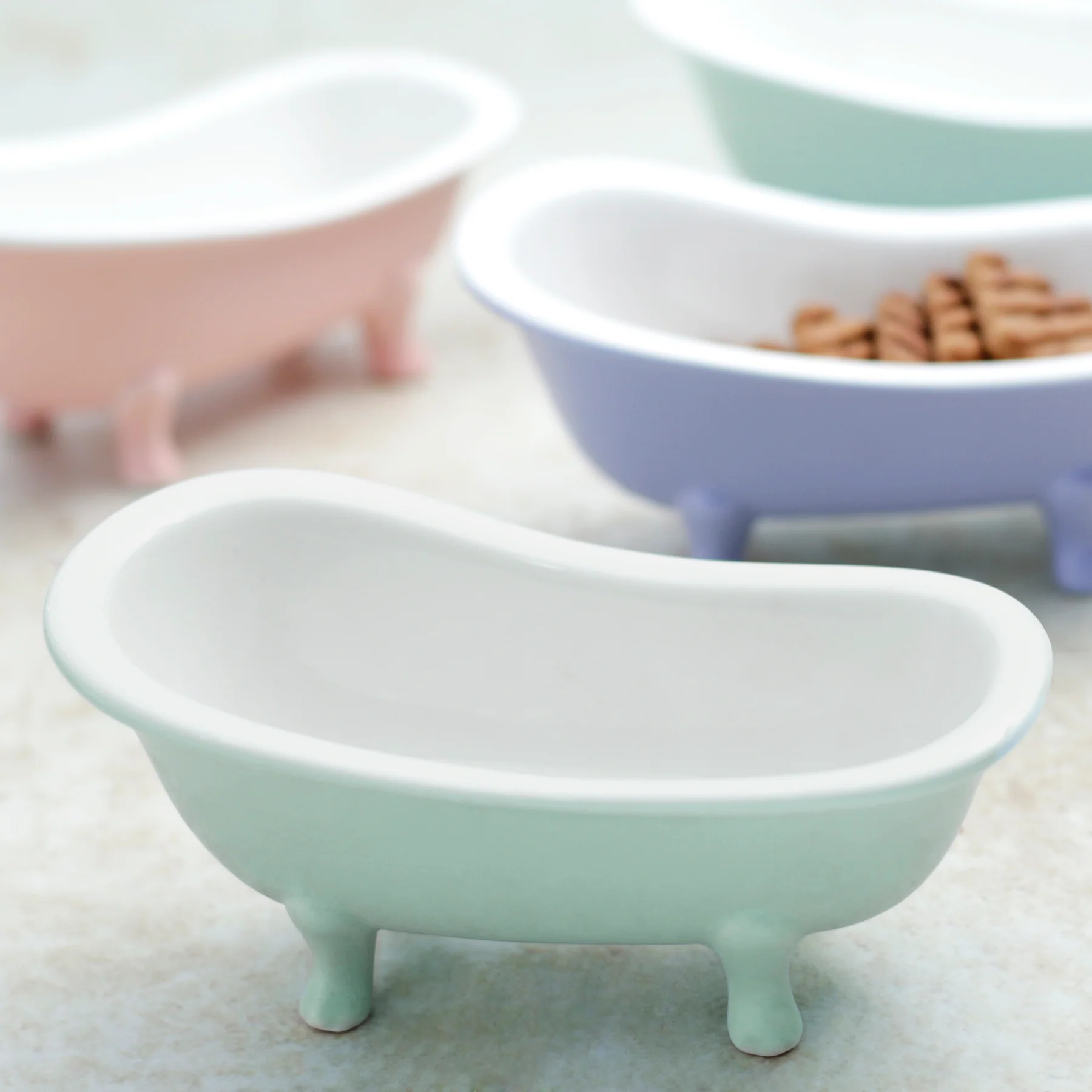 Blue Tub Ceramic Snack Bowl 200 ml - Image 2