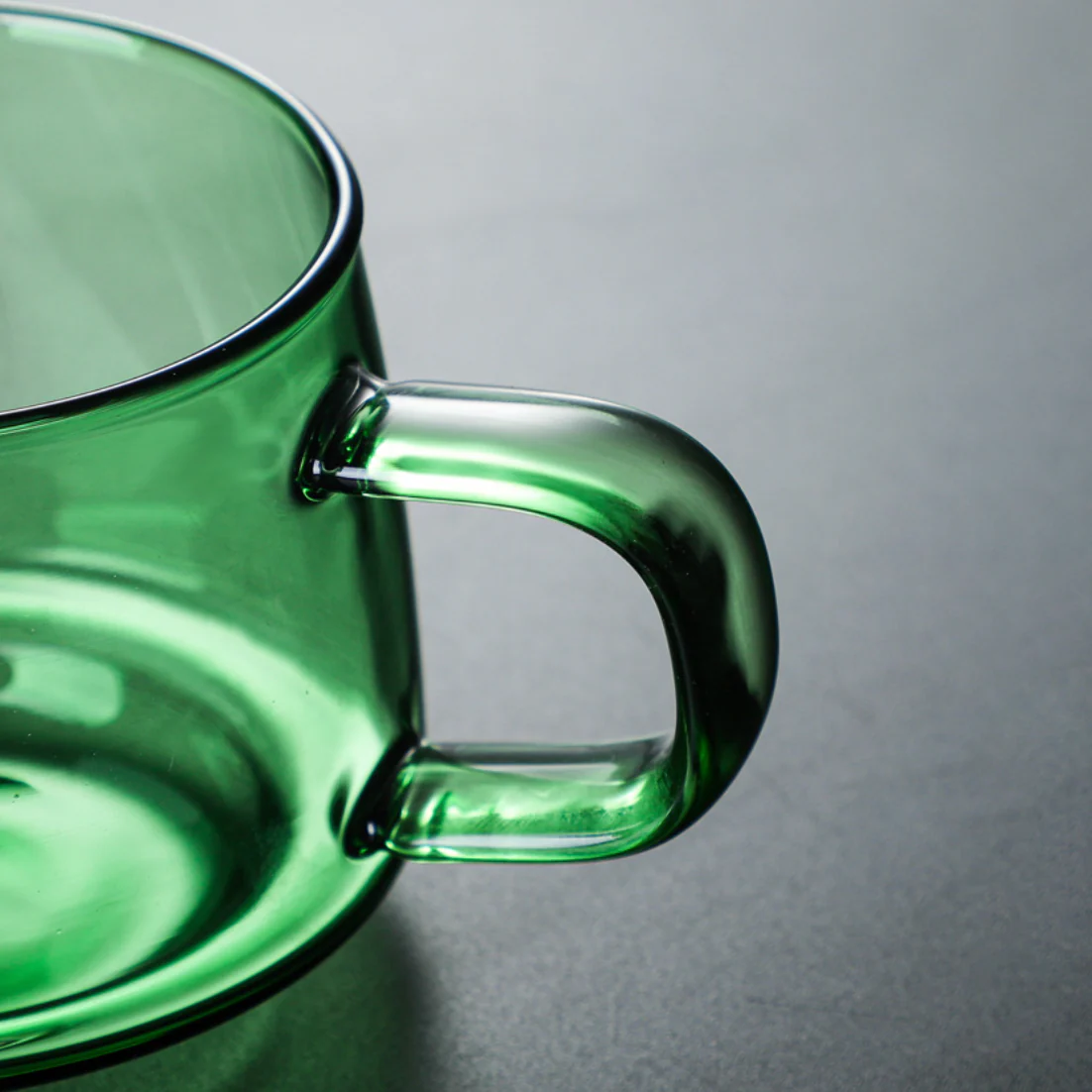 Borosilicate Glass Cup Green - Image 8