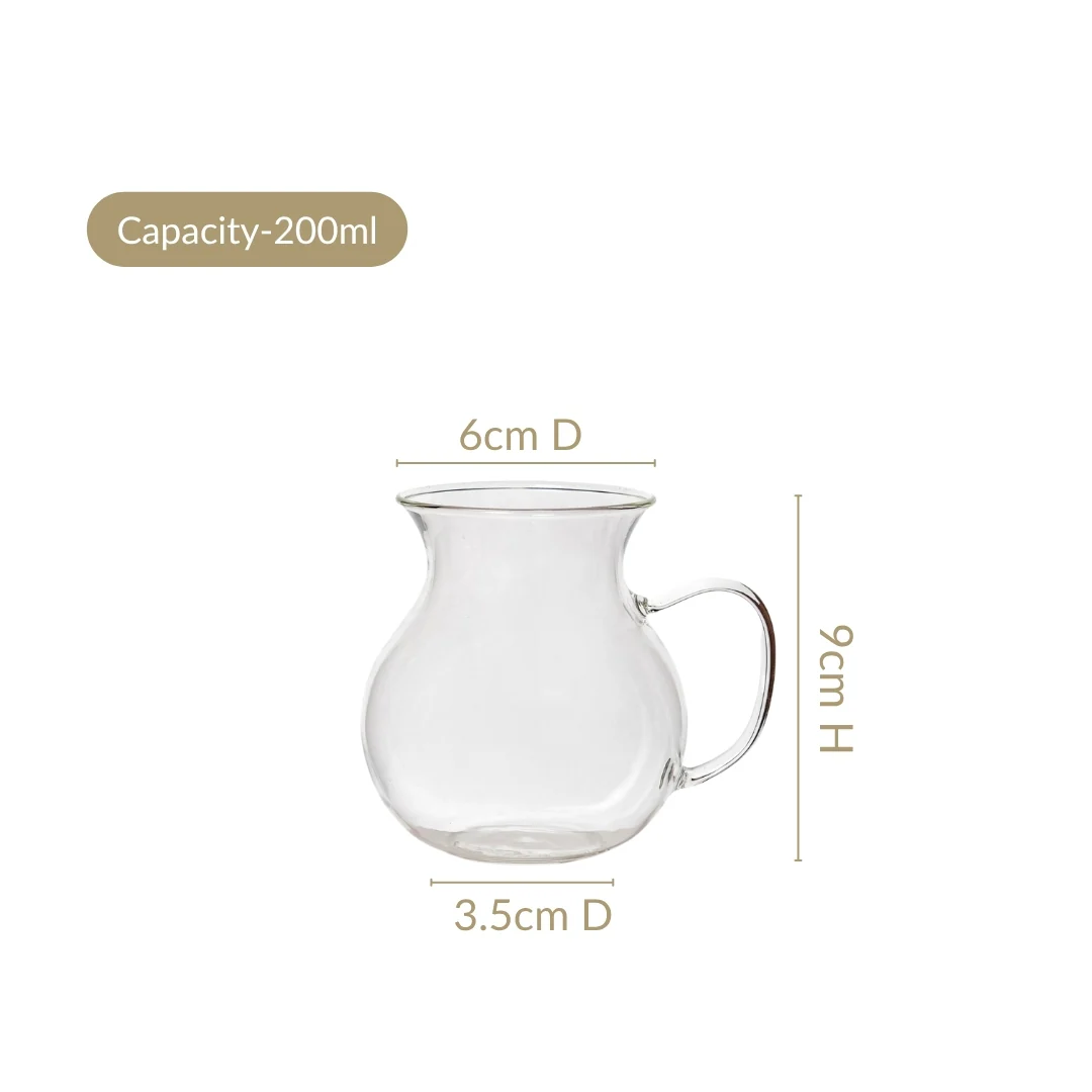 Borosilicate Milk And Creamer Pots Set Of 6 200ml - Image 3