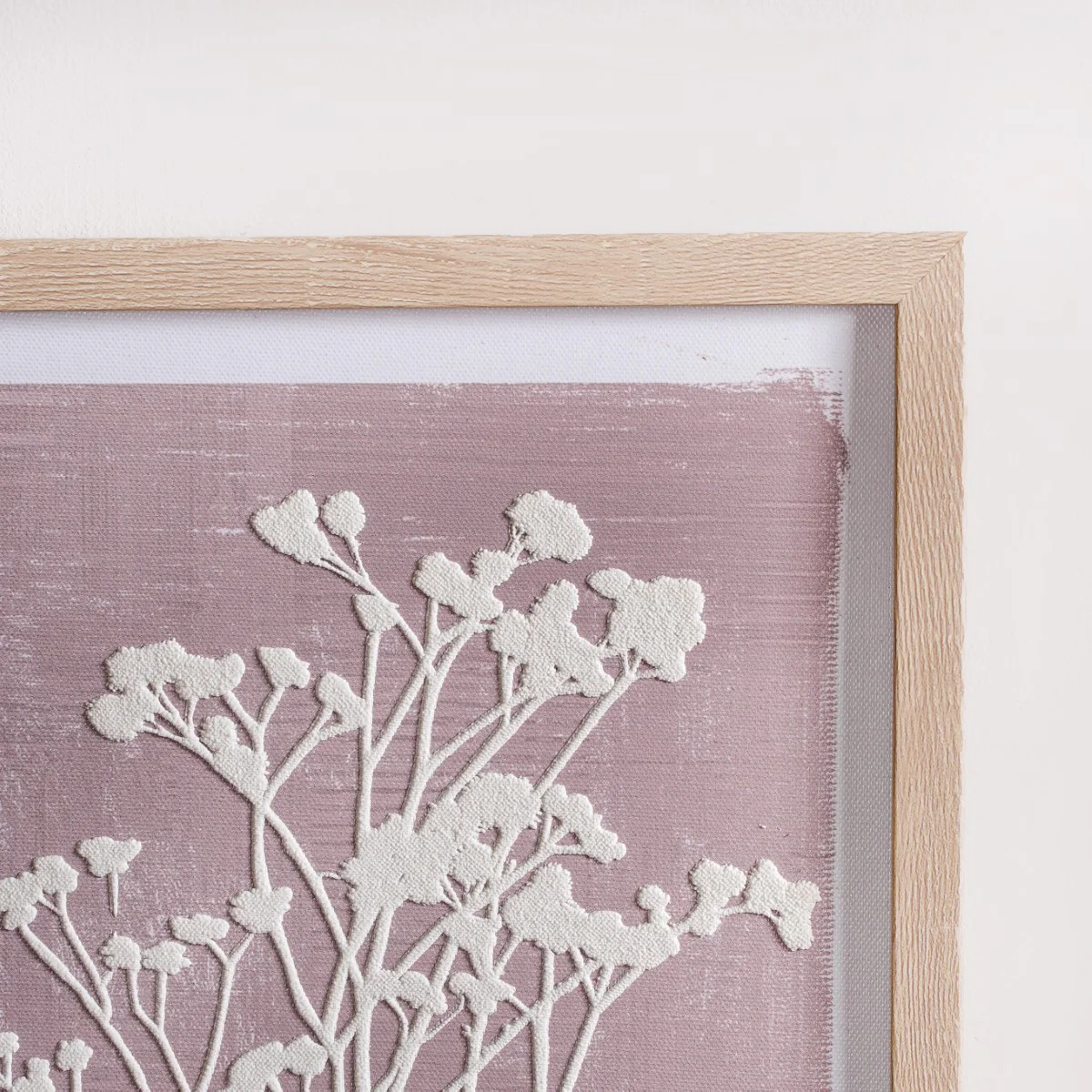 Botanical Embossed And Print Wall Art 23x17 Inch - Image 9