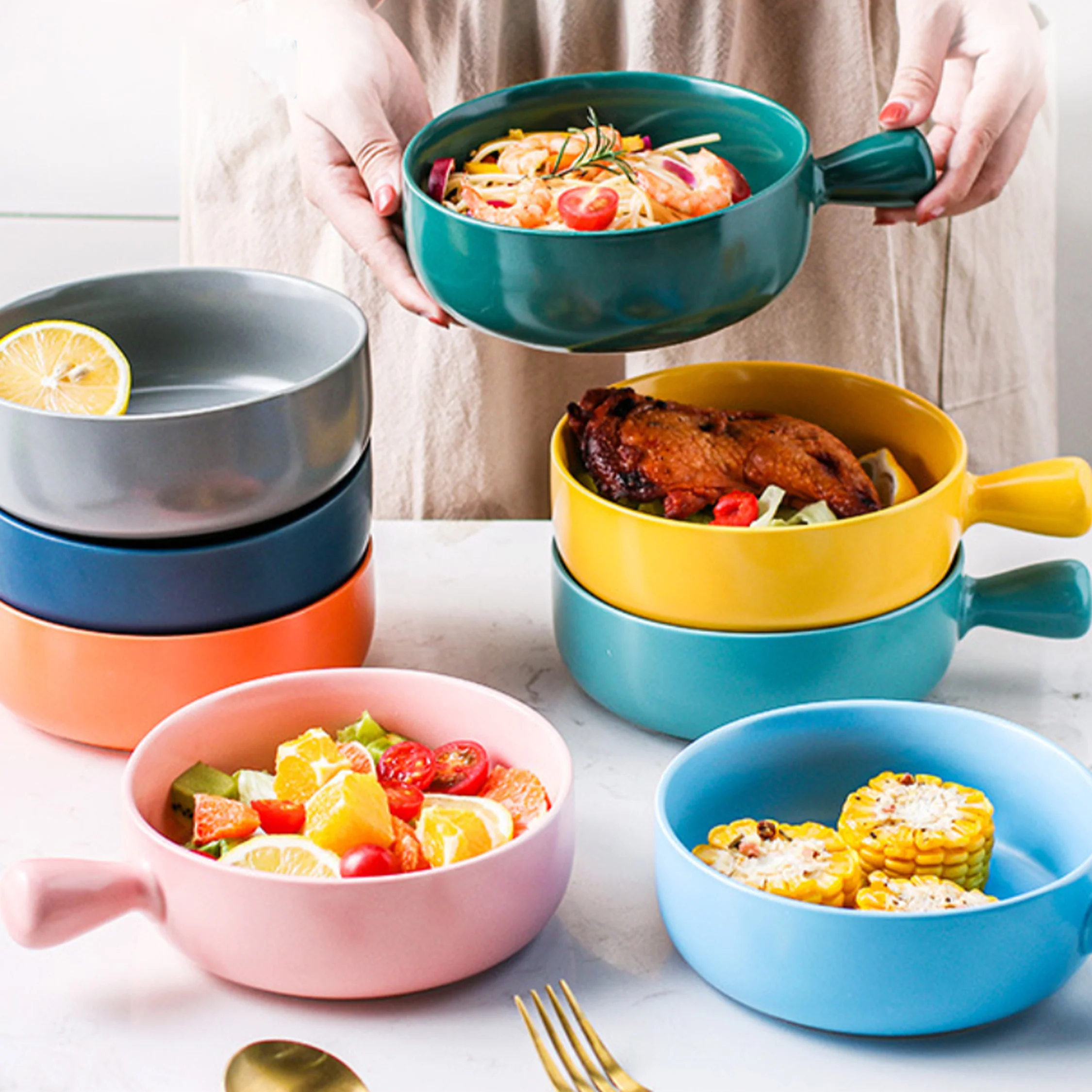 Bowl for Salad 600 ml - Image 13
