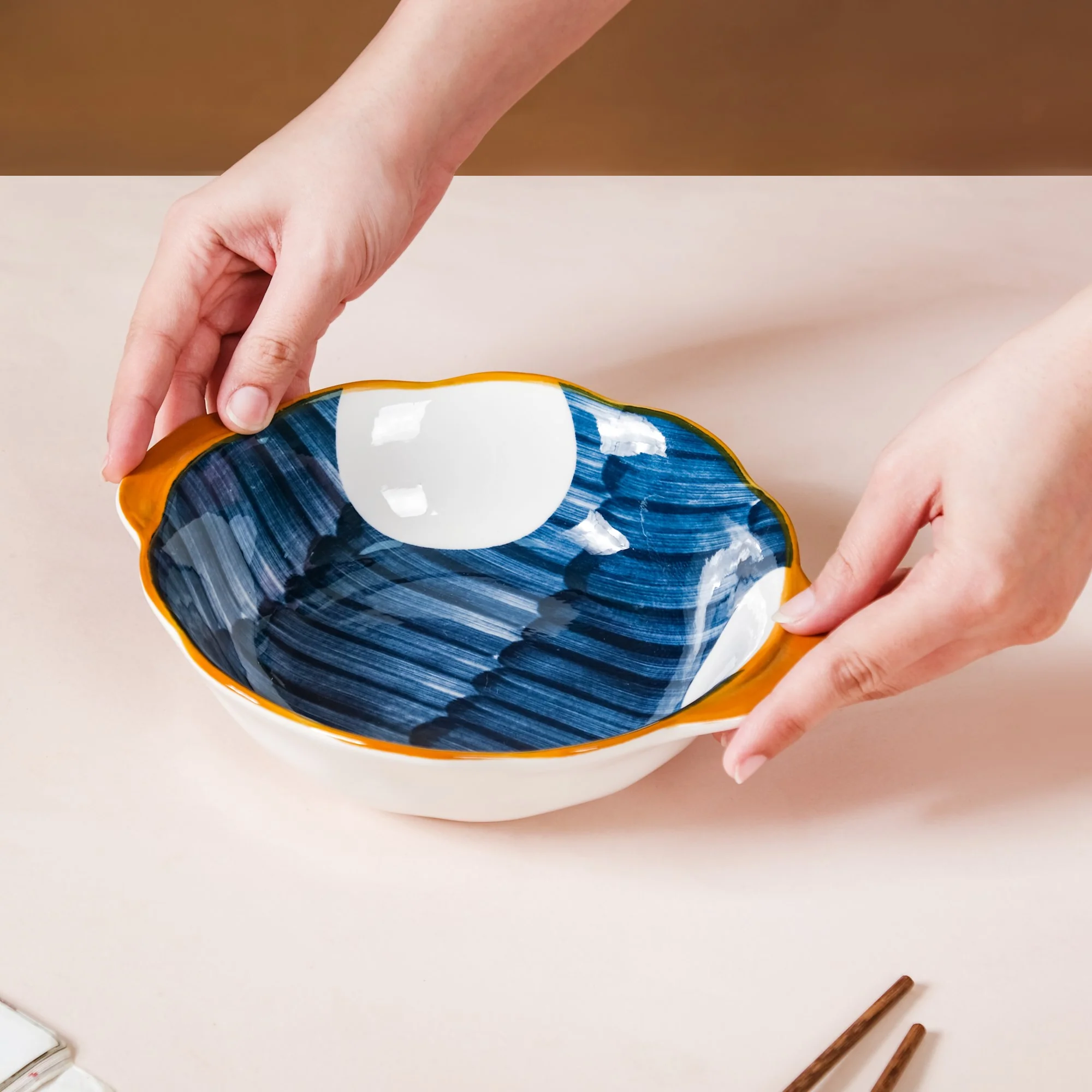 Bowl With Handles Nitori - Image 2