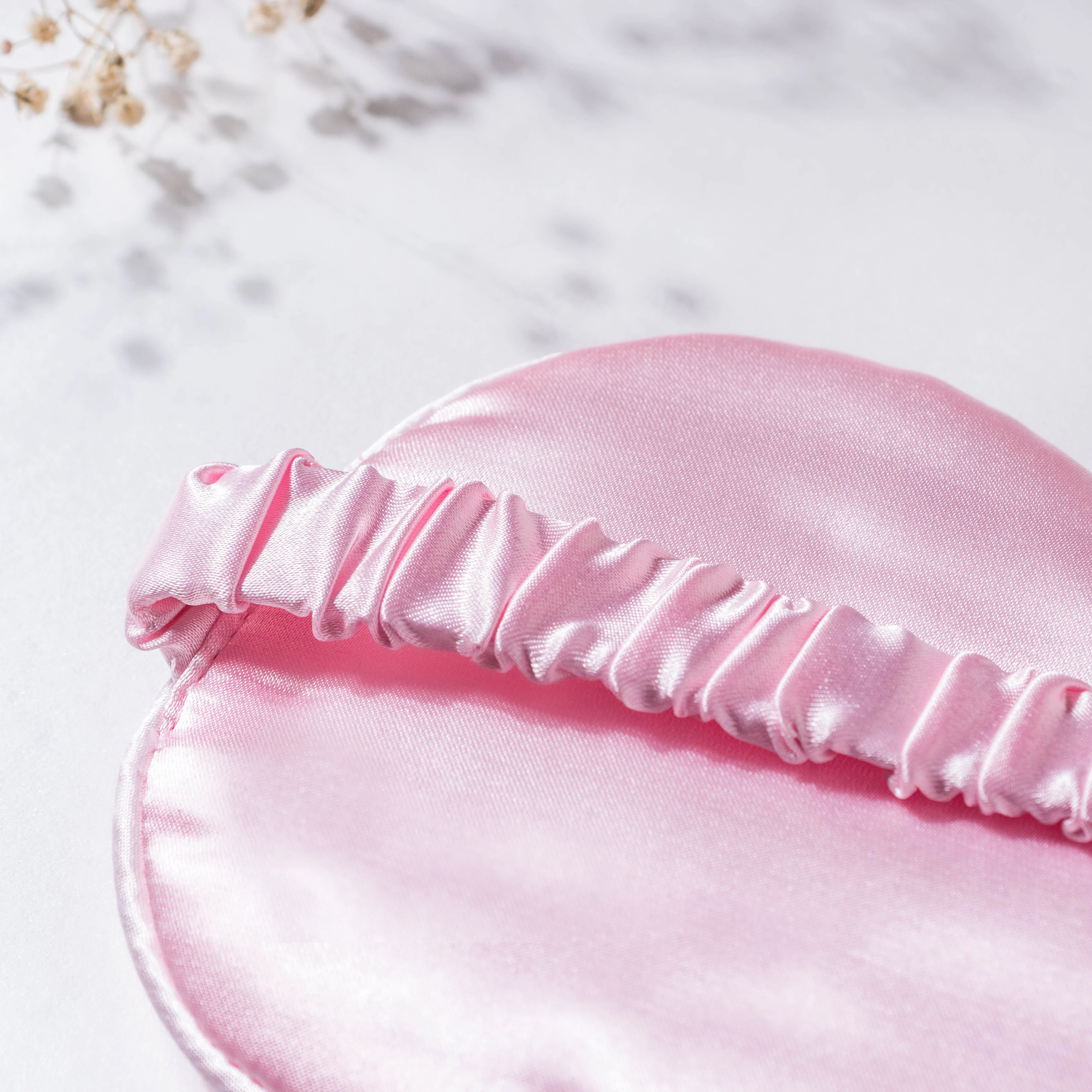 Bubblegum Pink Satin Sleep Care Set of 4 - Image 10