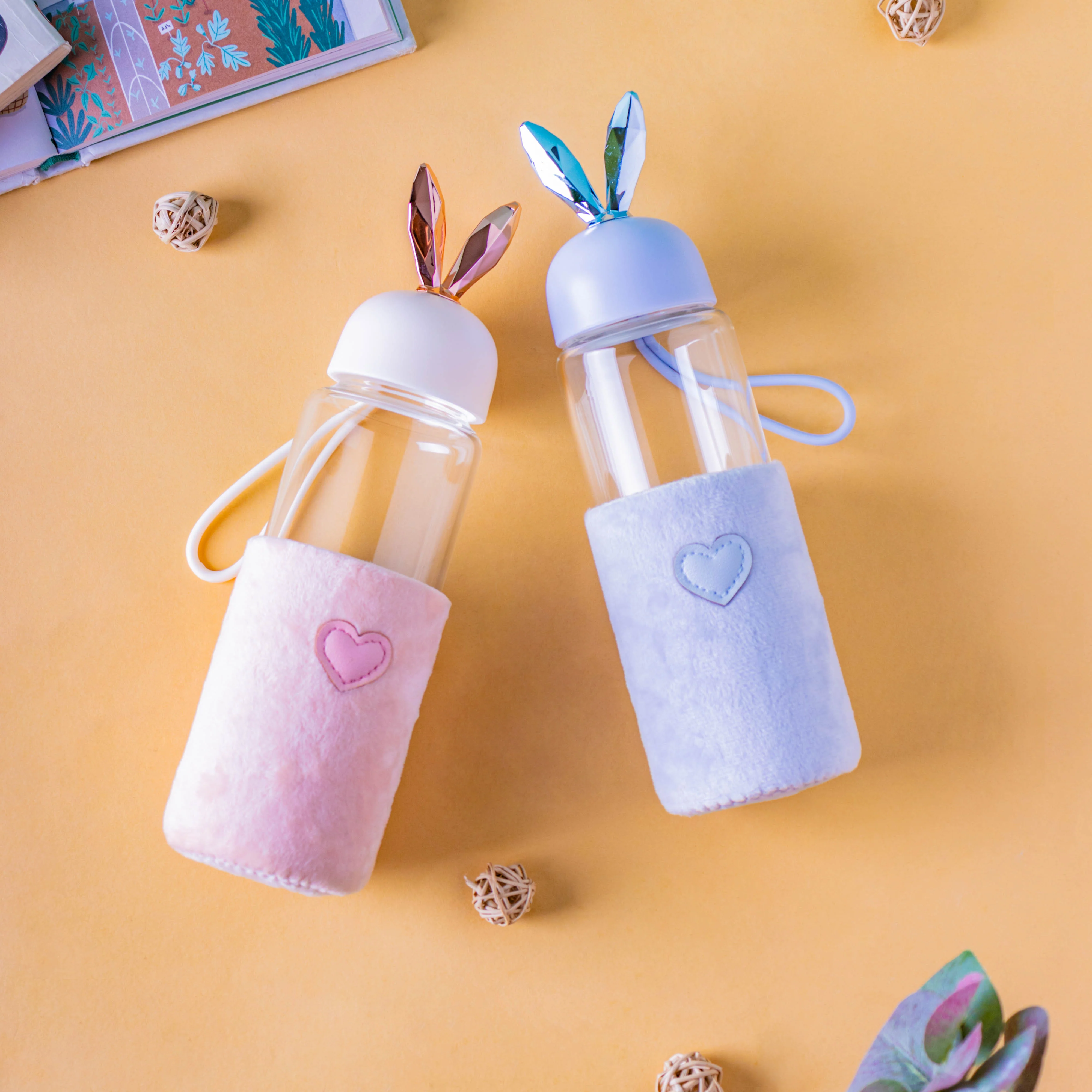 Bunny Ear Glass Bottle - Image 10