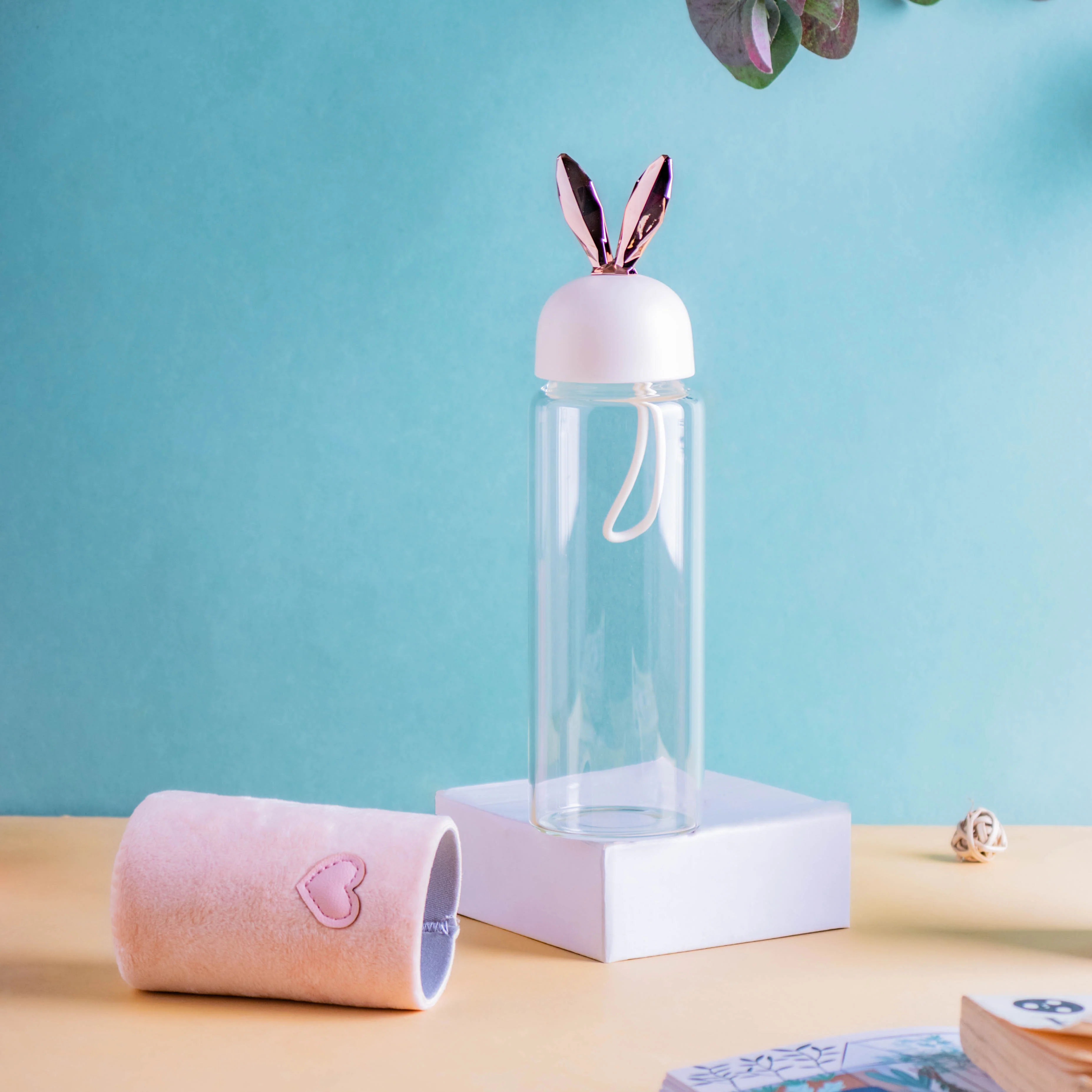 Bunny Ear Glass Bottle - Image 7