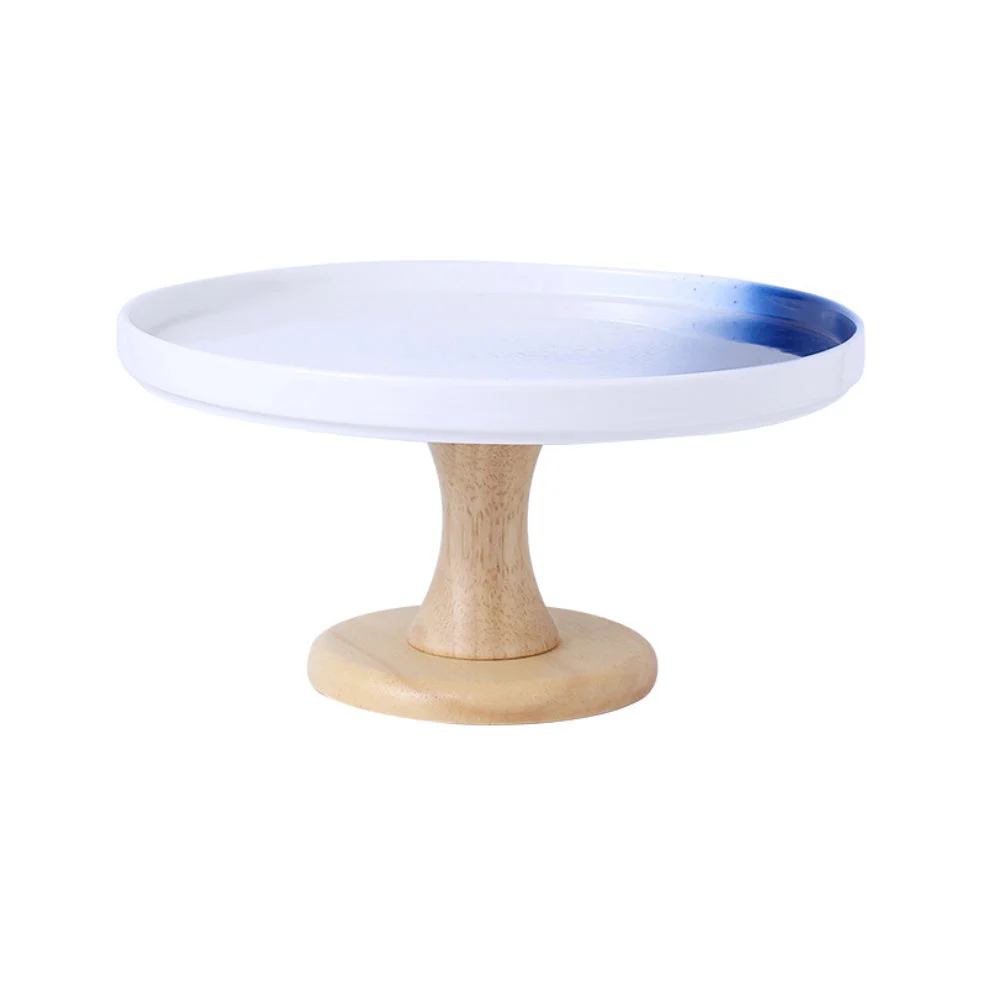 Cake Stand Blue And White 9.5 Inch - Image 9