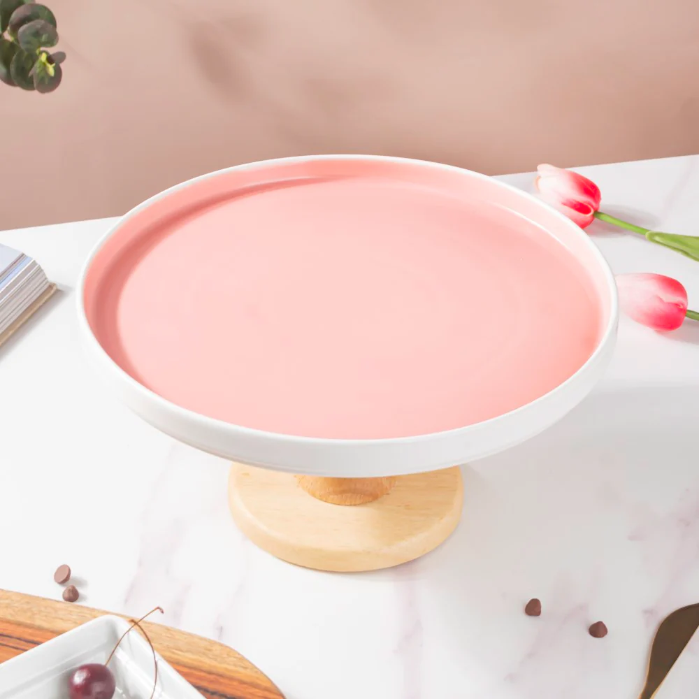 Cake Stand Pink 9.5 Inch - Image 5