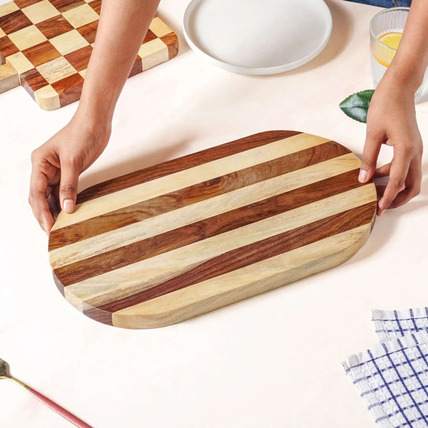 Capsule Serve And Slice Atelier Cheese Serving Platter 38x20cm - Image 2