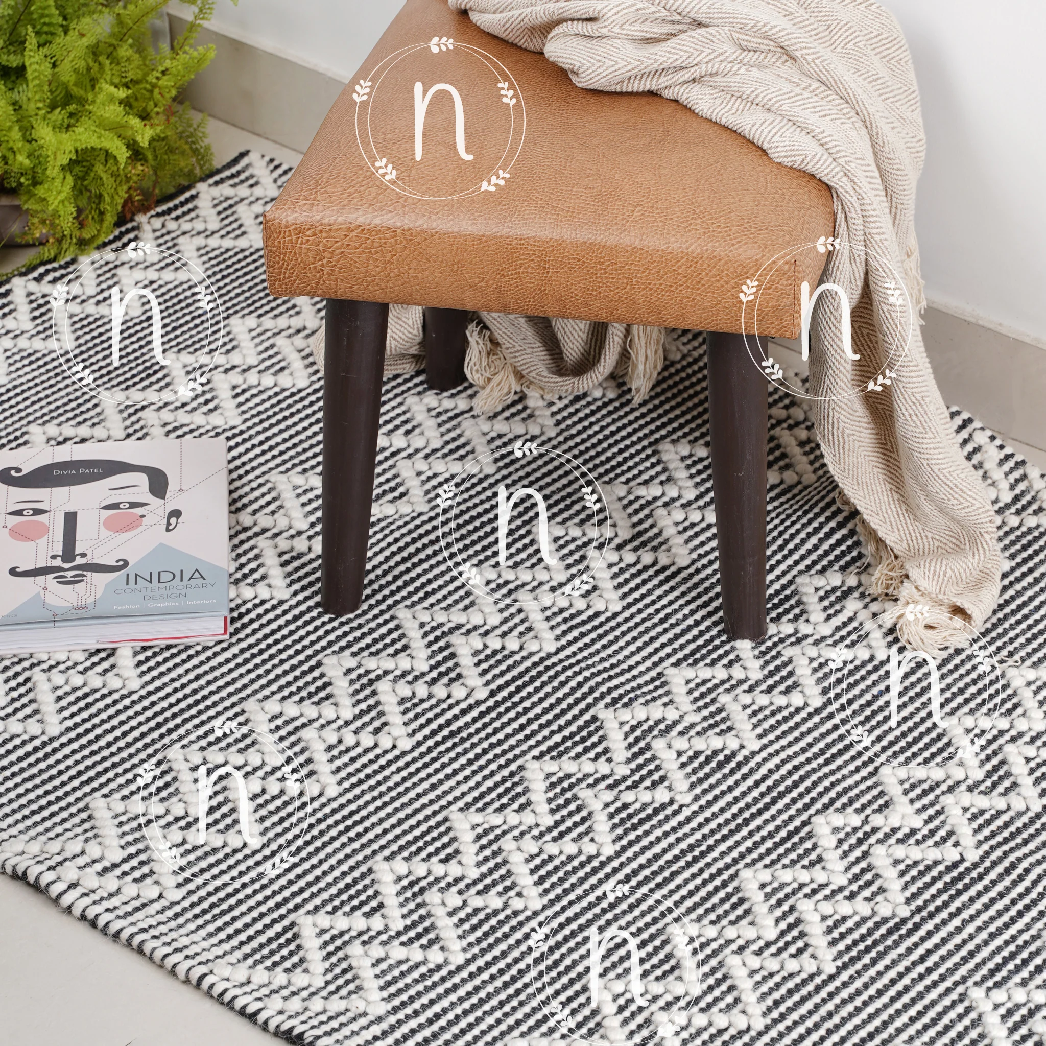 Caroline Zigzag Rug - Image 8